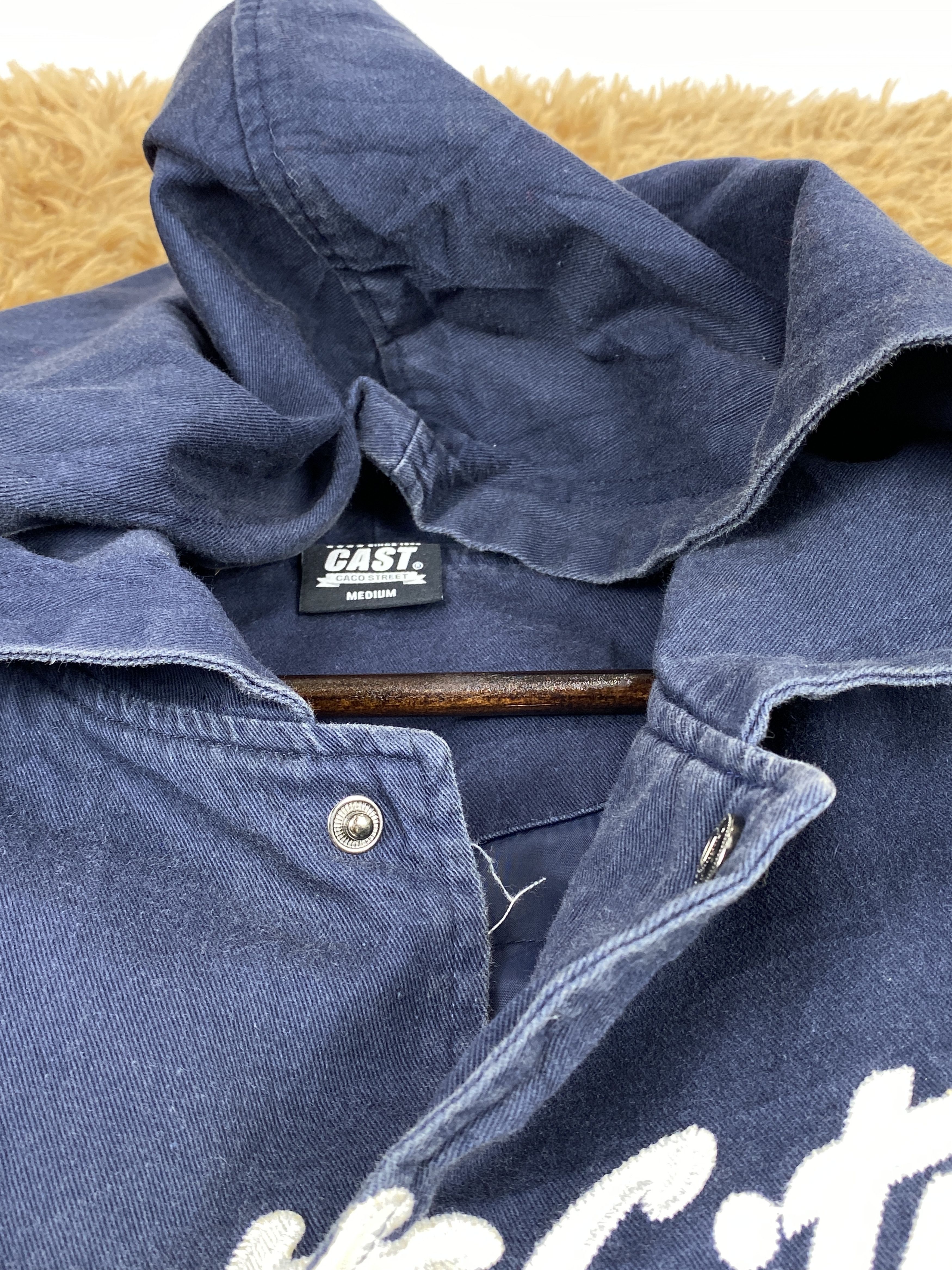 Japanese Brand Vintage Cast Caco Street Hoodie Varsity Jacket J1809 Size US S / EU 44-46 / 1 - 3 Thumbnail