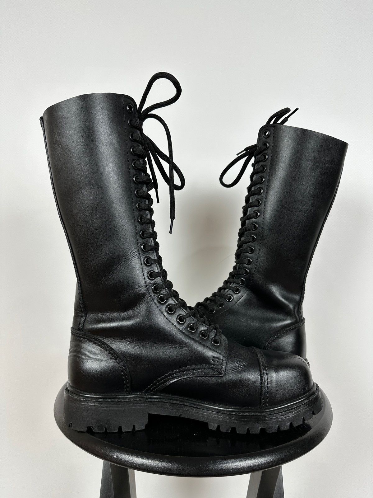 Vintage Vintage Undercover High Leather Steel Toe England Boots Size US 7.5 / EU 40-41 - 5 Thumbnail