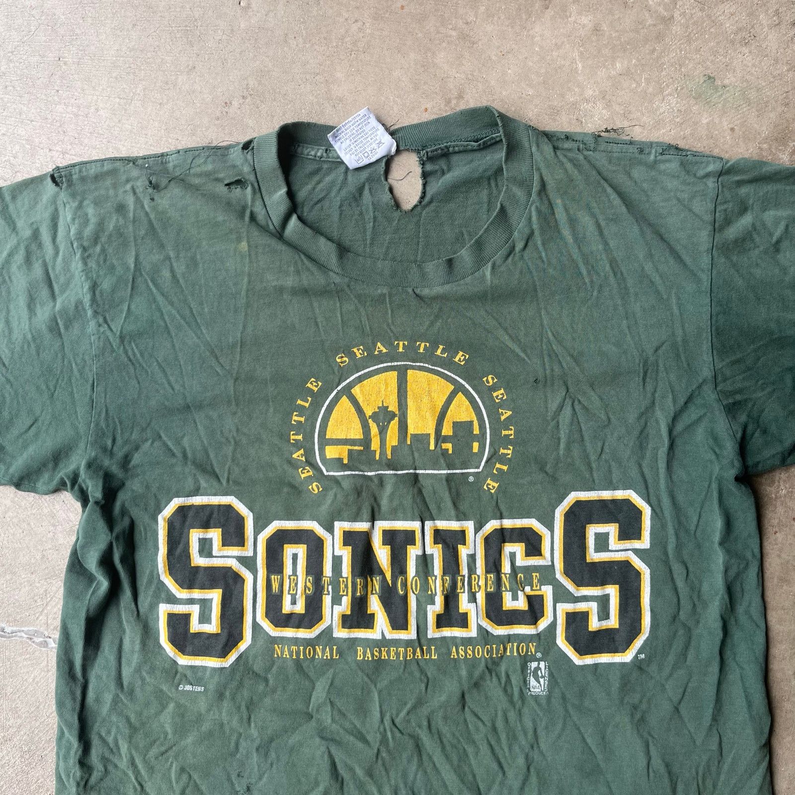 Vintage VINTAGE SEATTLE SUPERSONICS WESTERN SHIRT 90S LARGE Size US L / EU 52-54 / 3 - 3 Thumbnail