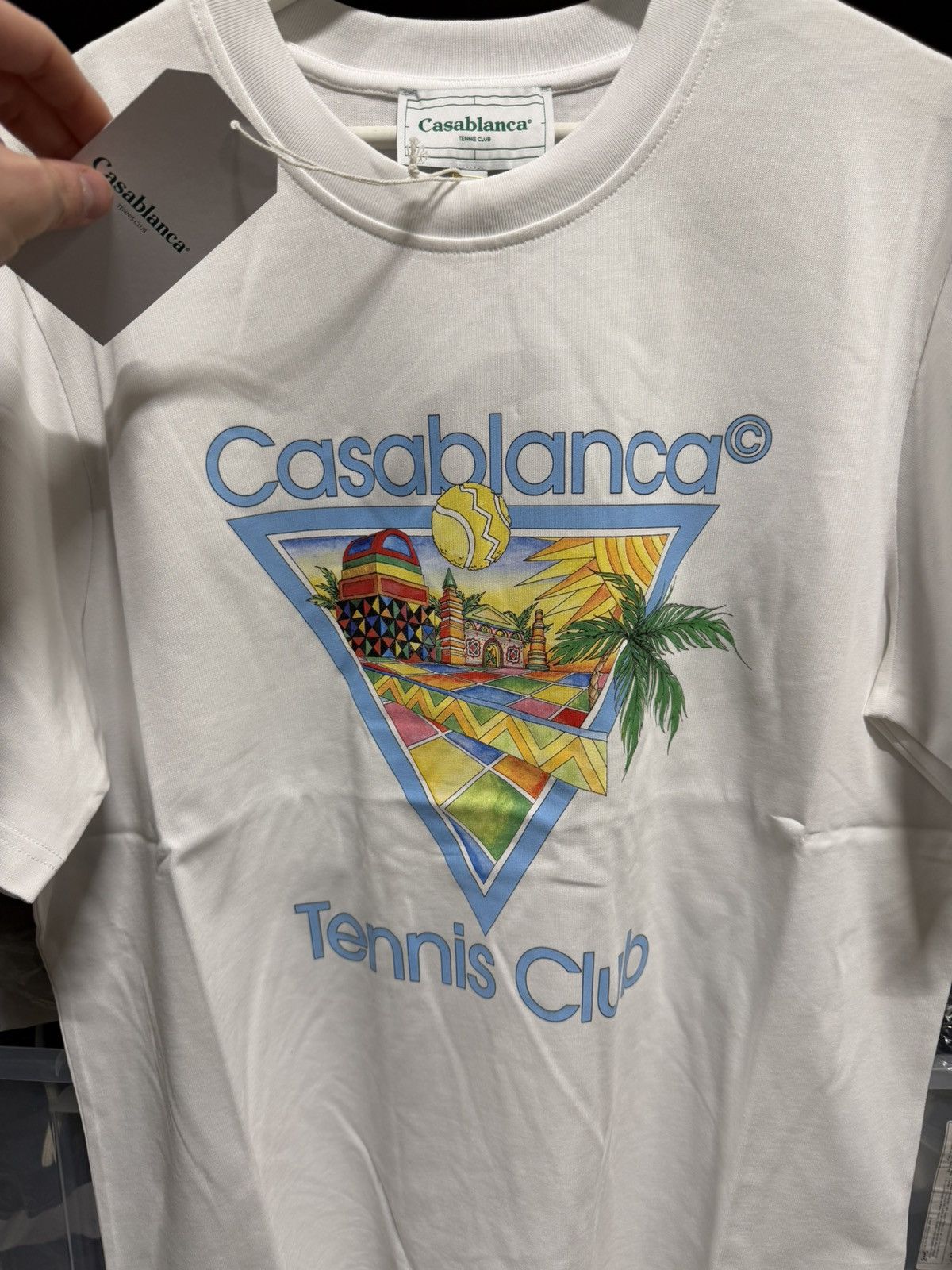 Casablanca Casablanca Tennisclub Afro T-Shirt NEW Size US M / EU 48-50 / 2 - 2 Thumbnail