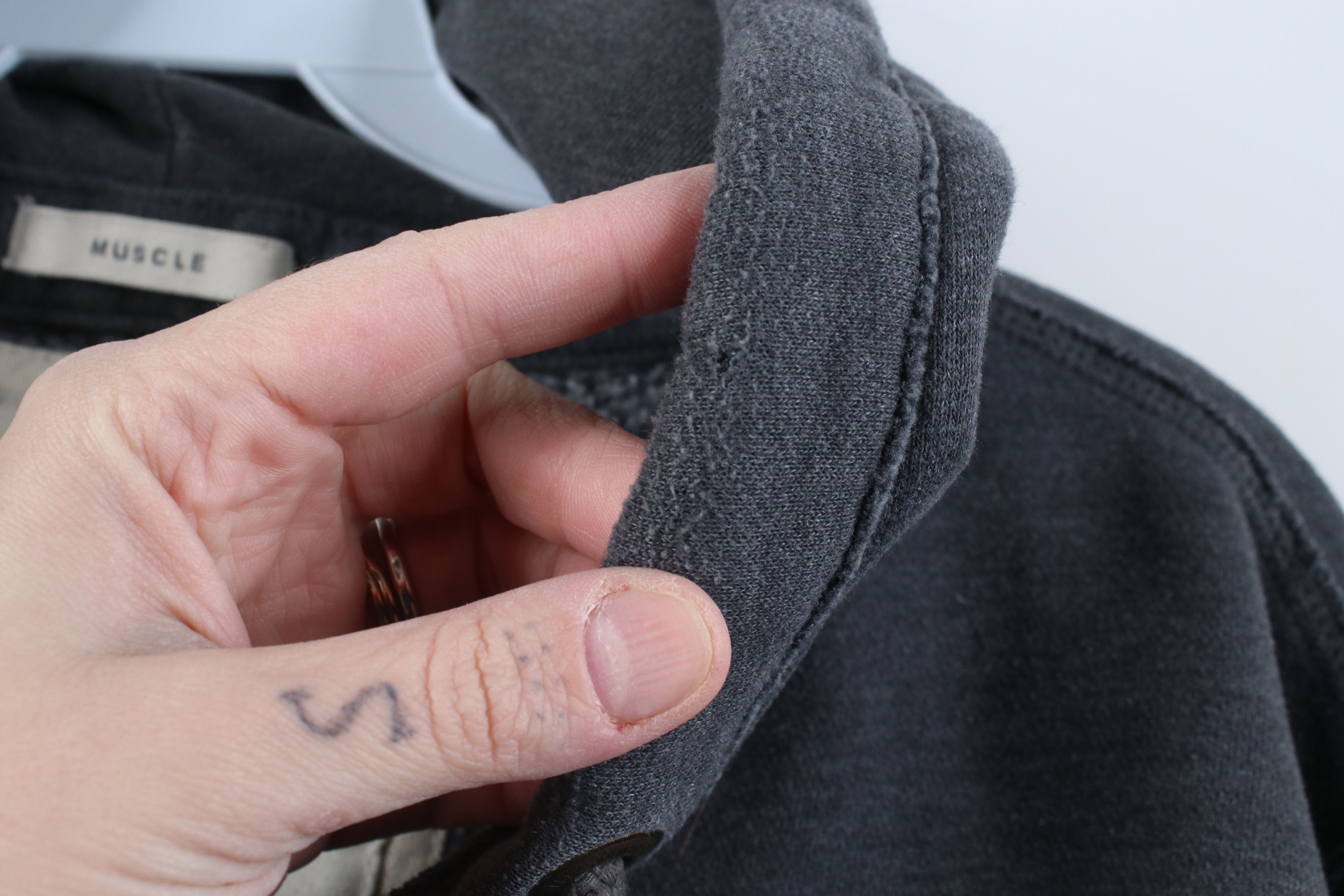 Abercrombie & Fitch Vintage 90s Y2K Abercrombie & Fitch Distressed Hoodie Gray Size US M / EU 48-50 / 2 - 10 Thumbnail