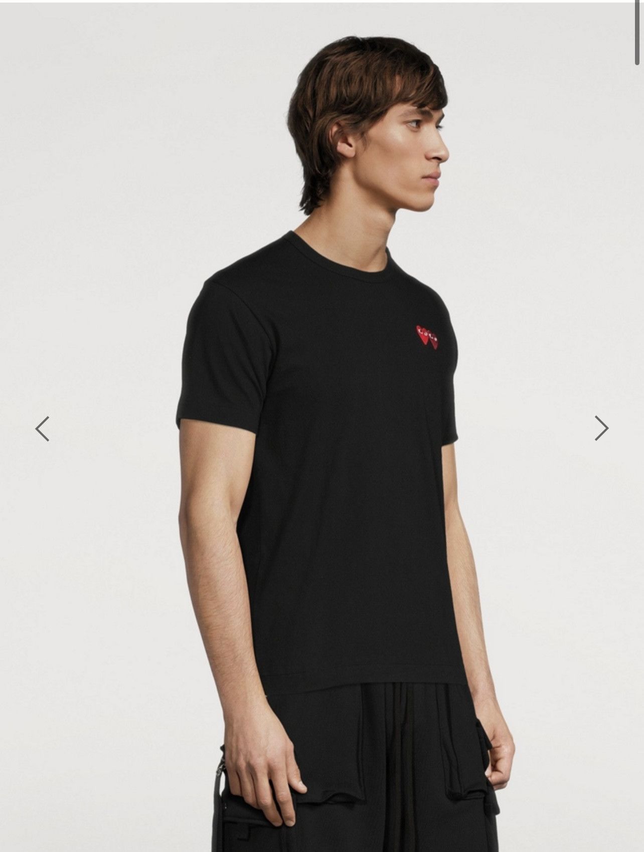 Comme des Garcons Double Heart Patch T Shirt Size US XL / EU 56 / 4 - 4 Thumbnail