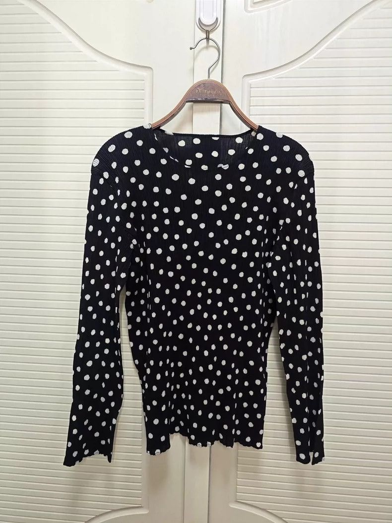 Issey Miyake Issey Miyake Toothpick polka dot top Size M / US 6-8 / IT 42-44 - 1 Thumbnail