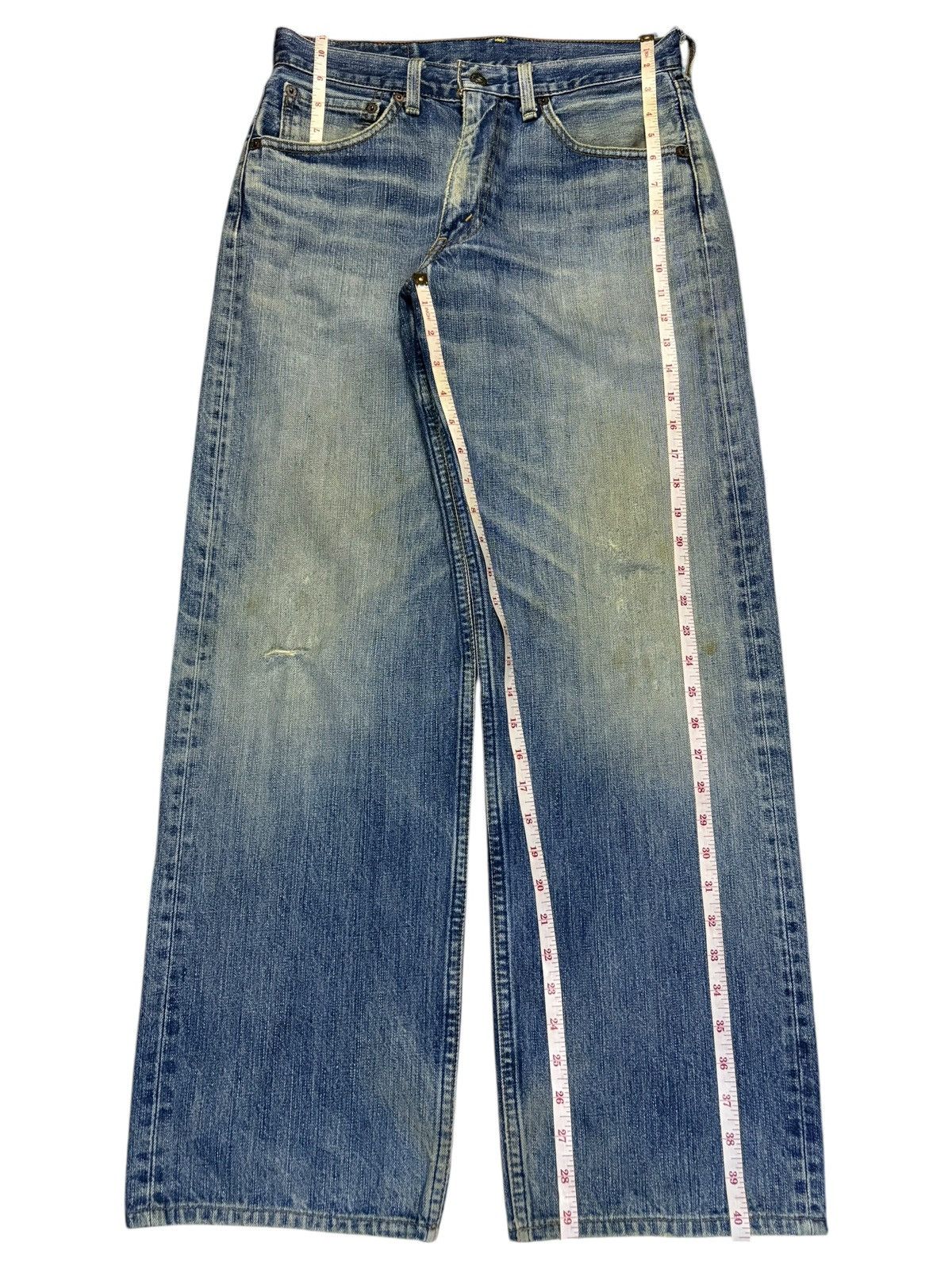 Levi's Vintage 90s Levis 504 Mud Wash Distressed Baggy Jeans Size US 30 / EU 46 - 13 Thumbnail