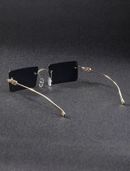 Vintage Dark Gold Frame Glasses | Grailed