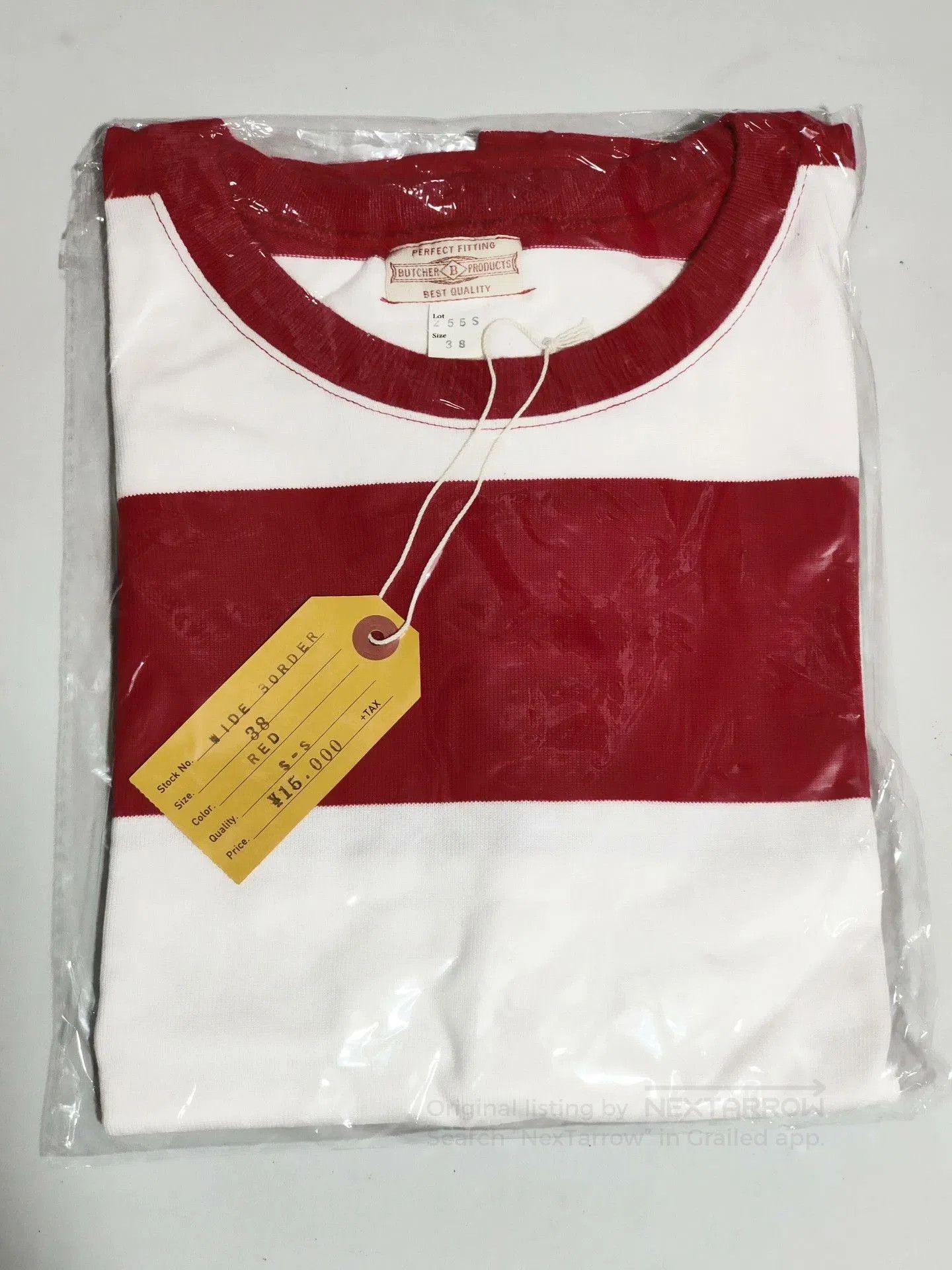 Vintage 1950s Vintage Heavyweight Striped T. Size US M / EU 48-50 / 2 - 3 Thumbnail