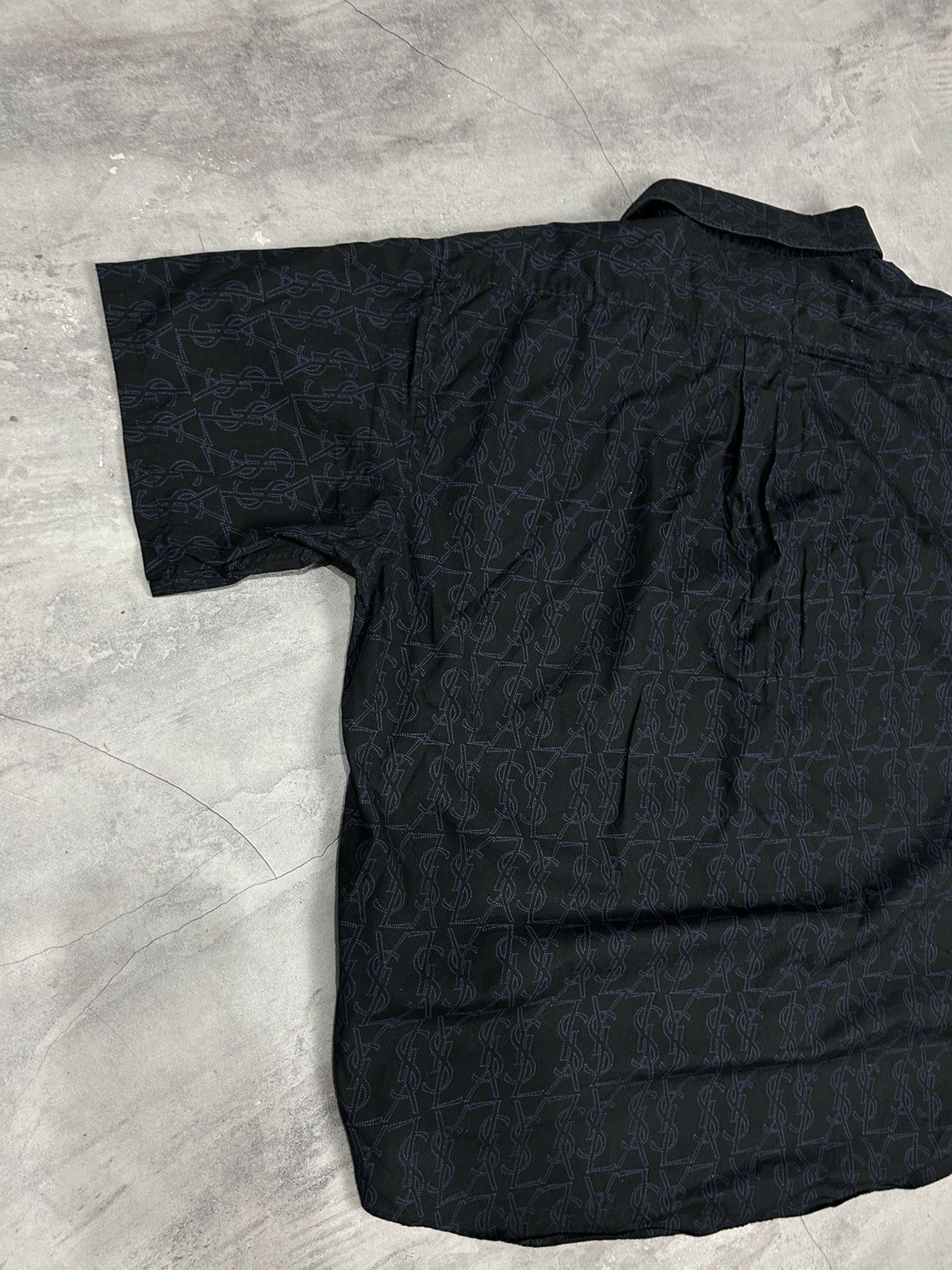 Yves Saint Laurent Vintage Yves Saint Laurent YSL Shirt Button Up Monogram Loho Size US XXL / EU 58 / 5 - 8 Thumbnail