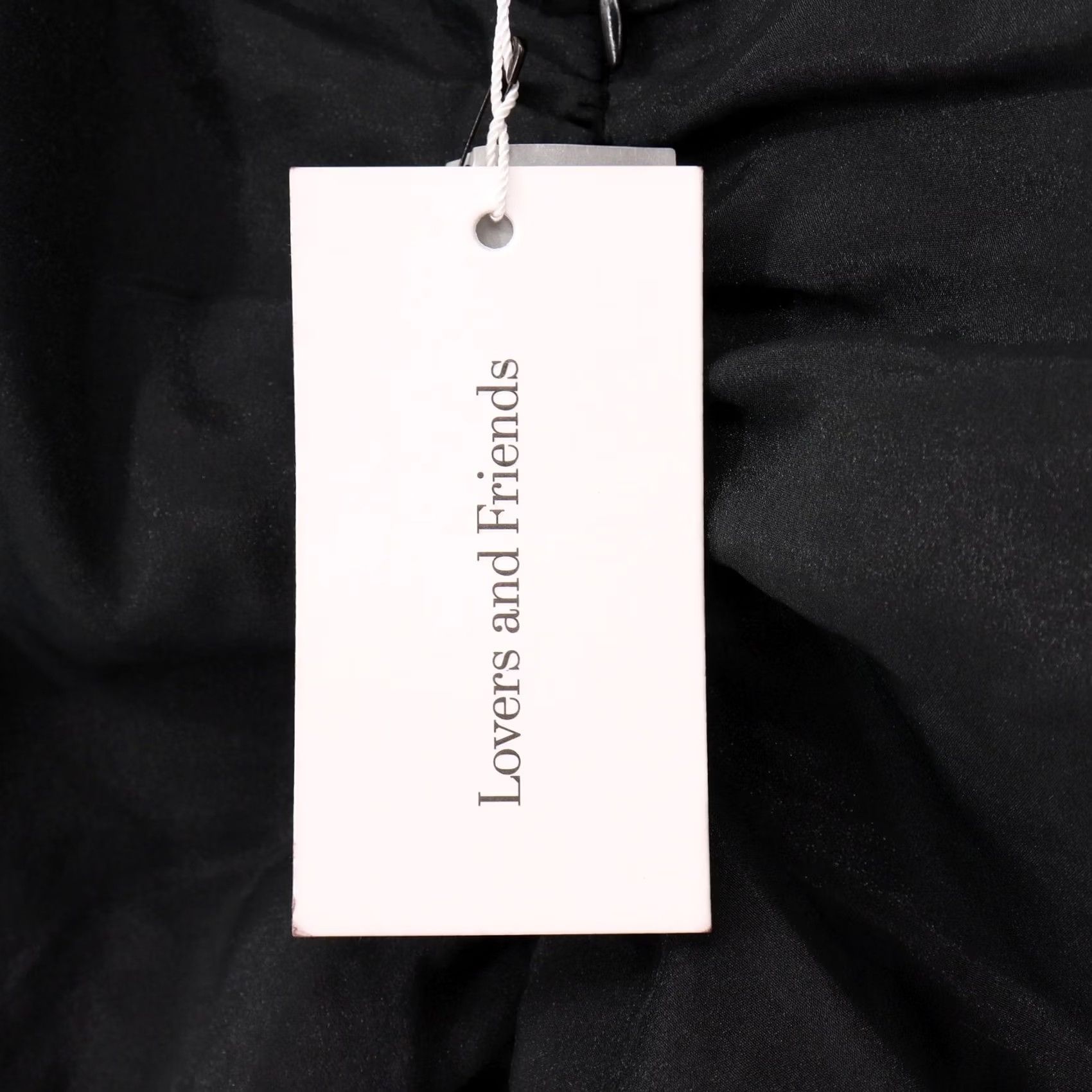 Vintage Lovers and Friends Mini Dress Women's S Black Ruched Ruffle Cocktail Dress Size S / US 4 / IT 40 - 4 Thumbnail