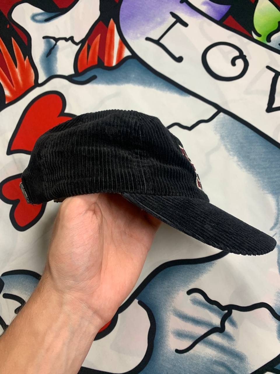 Tommy Hilfiger Tommy Hilfiger vintage velvet cap Size ONE SIZE - 2 Thumbnail