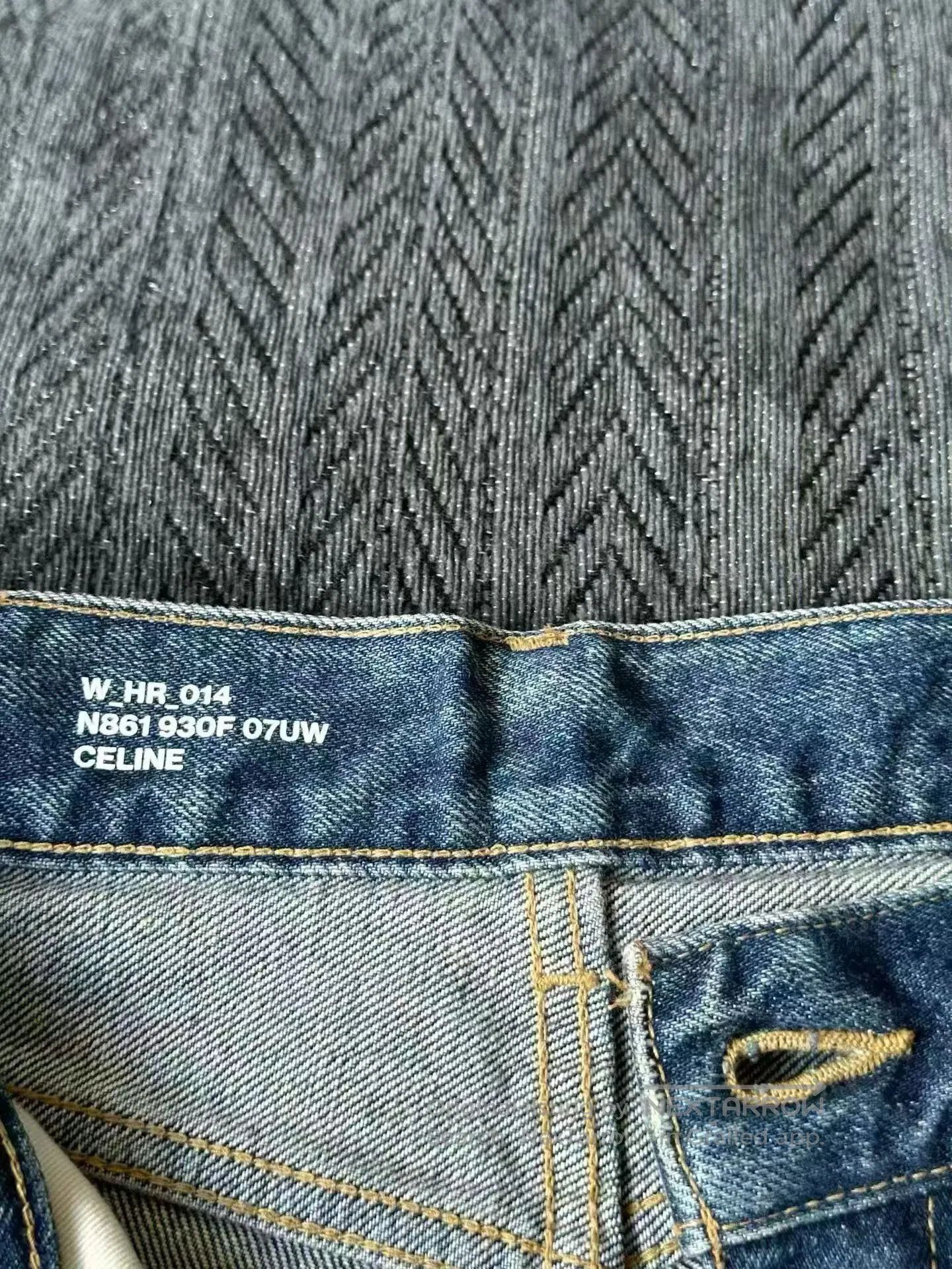 Celine Margaret Triomphe Jeans.
