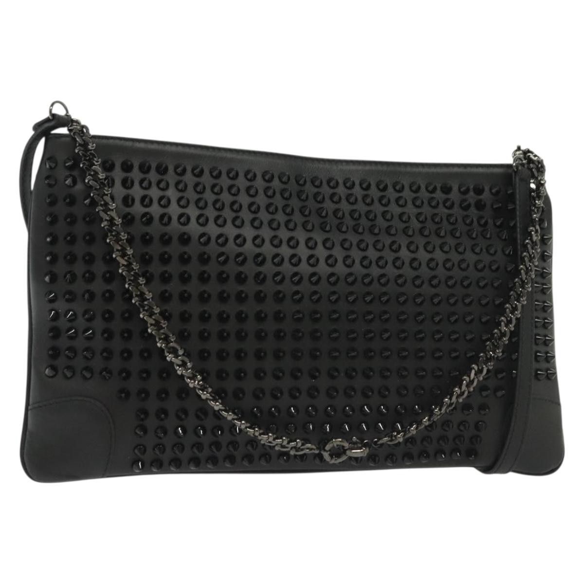 Christian Louboutin Christian Louboutin Loubiclutch Spiked Leather Size ONE SIZE - 1 Thumbnail