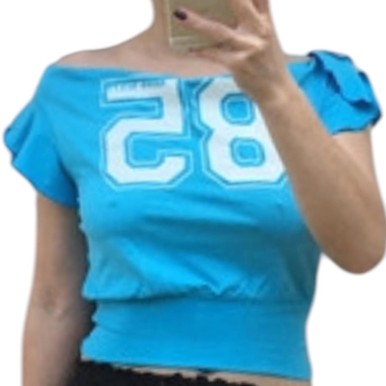 Miss Sixty The Miss Sixty Sportcore Off Shoulders Top Size ONE SIZE - 2 Thumbnail