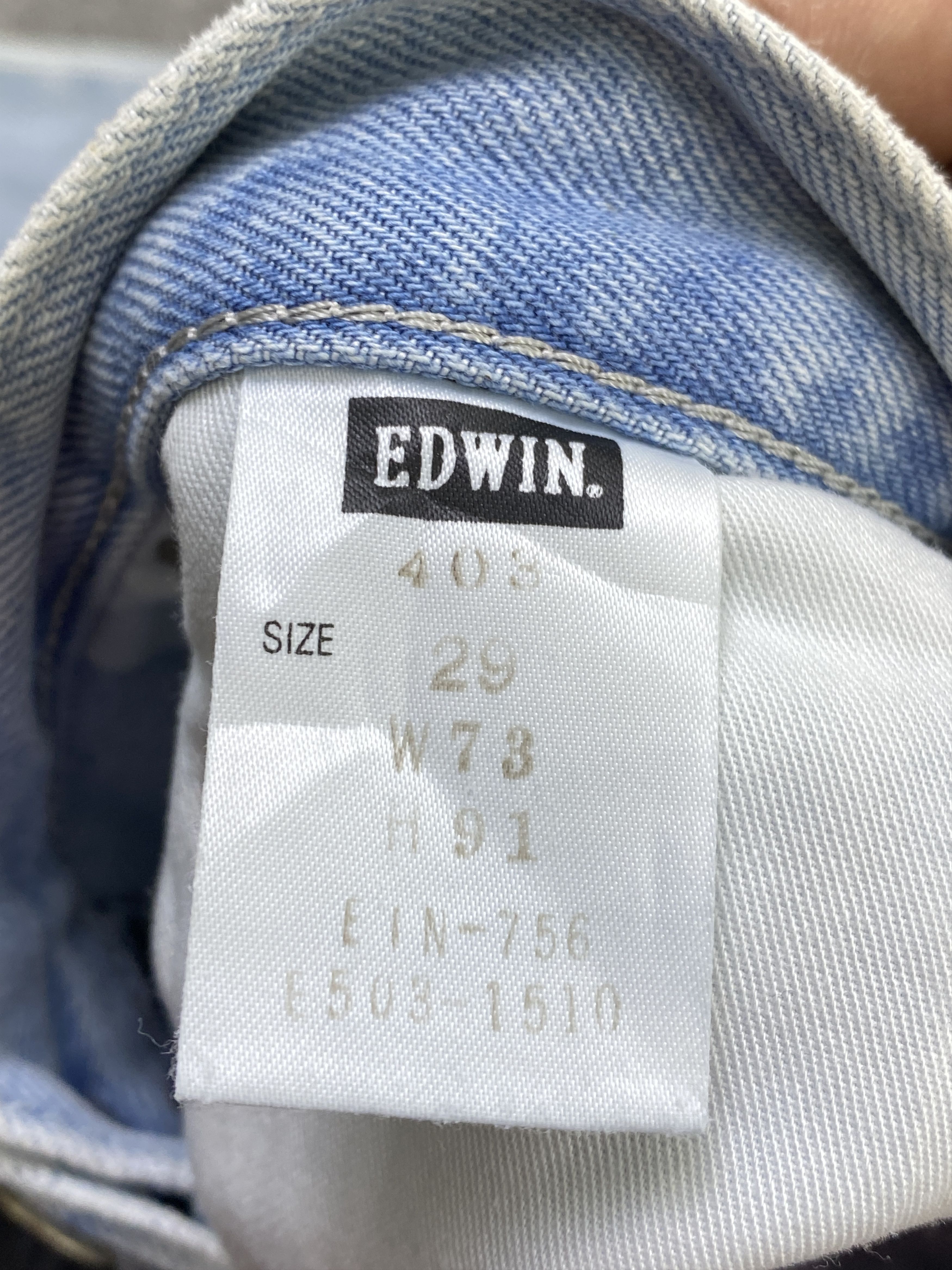 Edwin Vintage Edwin Light Washed Jeans DP2876 Size US 28 / EU 44 - 6 Thumbnail