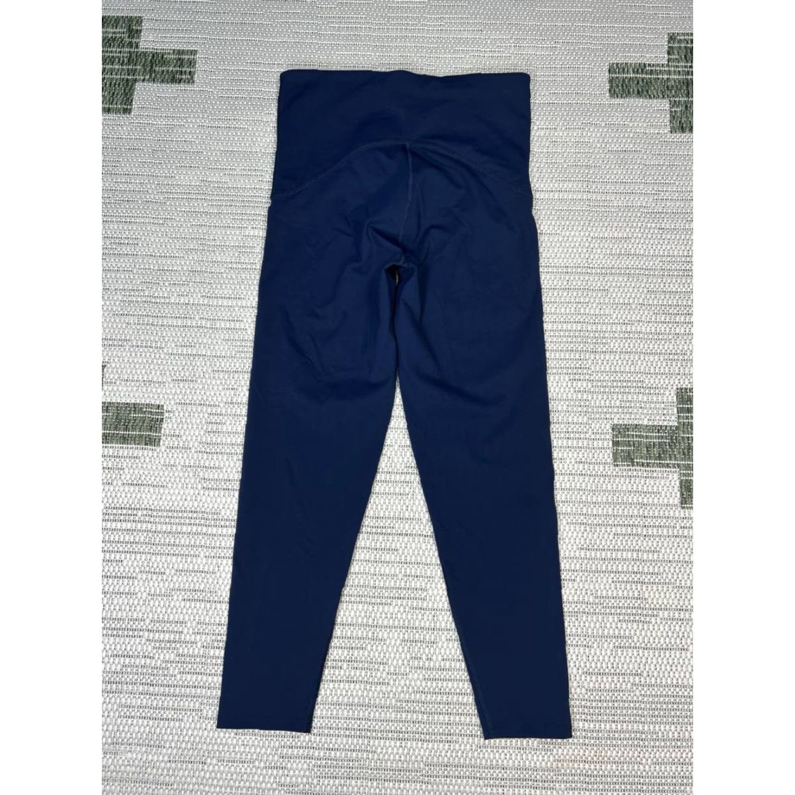 Spanx Spanx Legging Womens M Blue Nylon Stretch Mid Rise Yoga Casual Athleisure Size 32" / US 10 / IT 46 - 2 Thumbnail