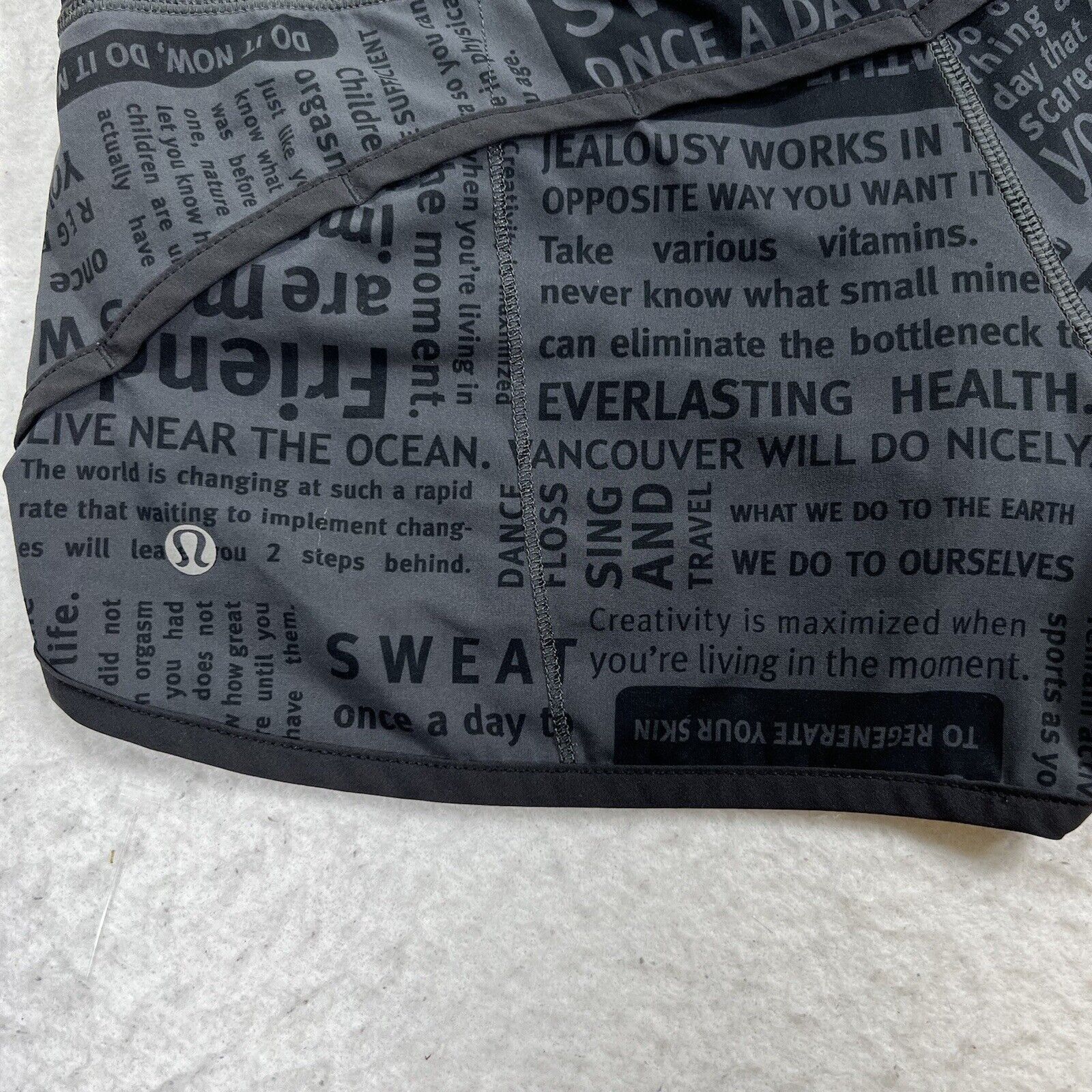 Lululemon LuluLemon Manifesto Run Speed Classic Athletic Shorts Size 27" / US 4 / IT 40 - 5 Thumbnail