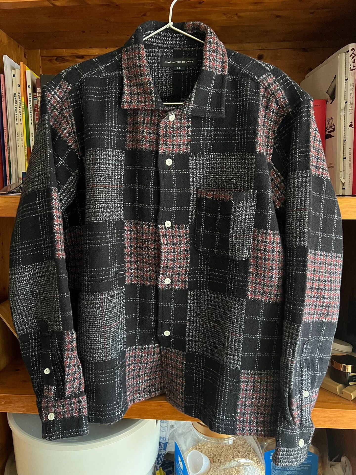Japanese Brand The Browns Plaid Shirt Jacket Size US L / EU 52-54 / 3 - 1 Thumbnail