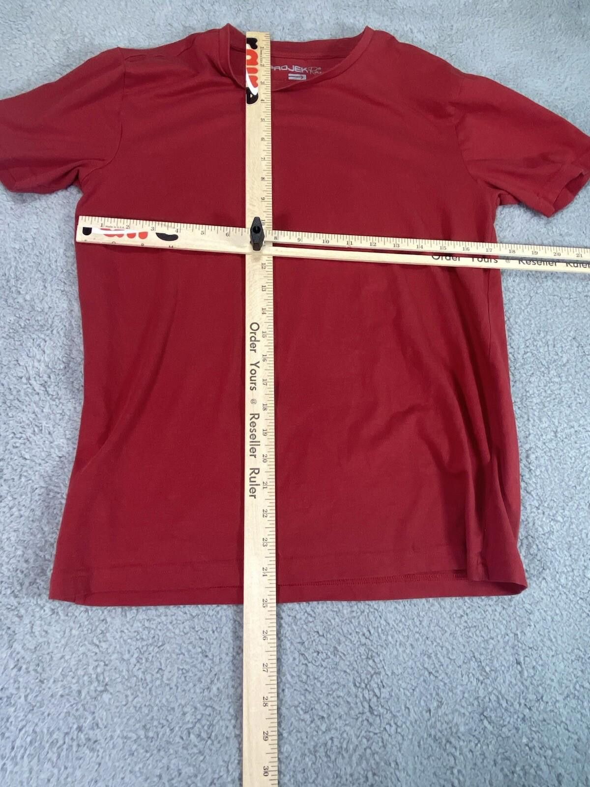 Other Projek Raw Mens Basic T-Shirt Small Red ProjekRaw Size US S / EU 44-46 / 1 - 4 Thumbnail