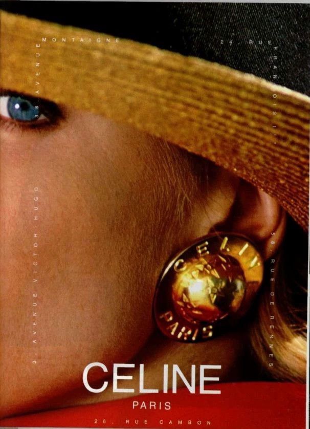 Celine Celine Vintage Celestial Gold Hoop Pearl Earclips Size ONE SIZE - 8 Thumbnail