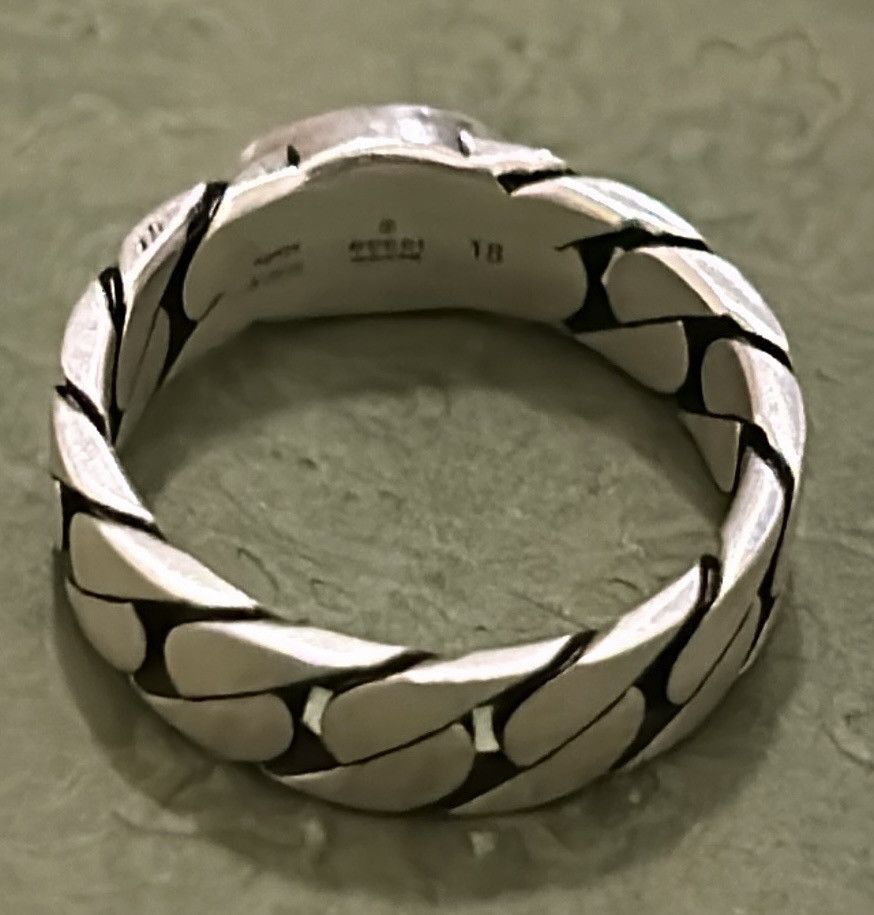 Gucci Gucci Sterling Silver Interlocking Curb Chain Ring Size ONE SIZE - 5 Thumbnail