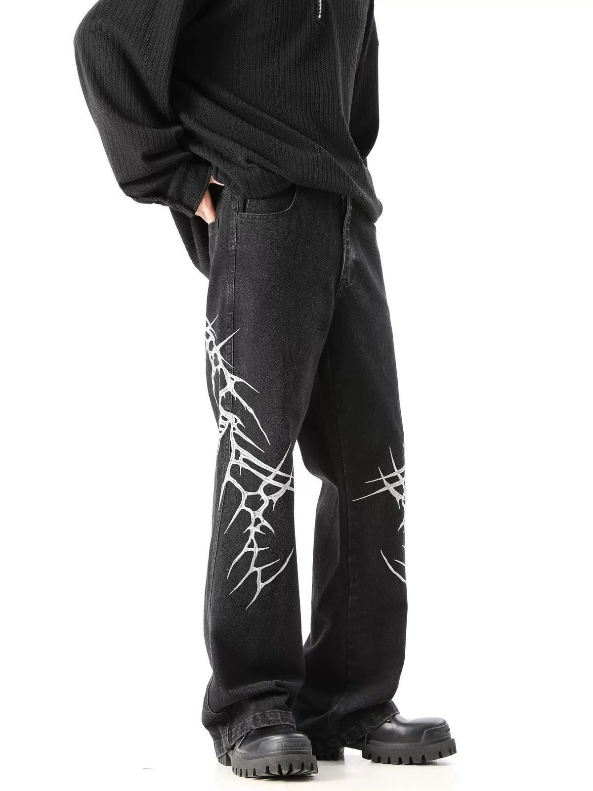 Japanese Brand × Vintage Retro punk pants Size US 31 - 3 Thumbnail