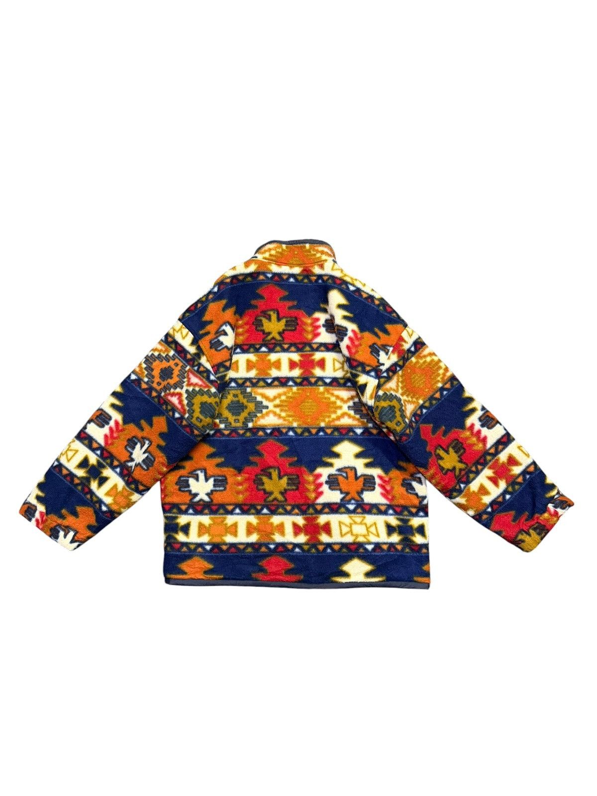 Vintage Vintage Tyrolia Fullprint Navajo Fleece Zipper Jacket Size US M / EU 48-50 / 2 - 5 Thumbnail