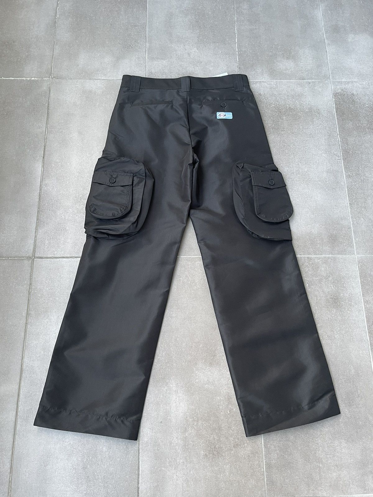 Heron Preston !DS! SS23 Heron Preston X-Ray Track Black Cargo Pants Size US 32 / EU 48 - 15 Thumbnail
