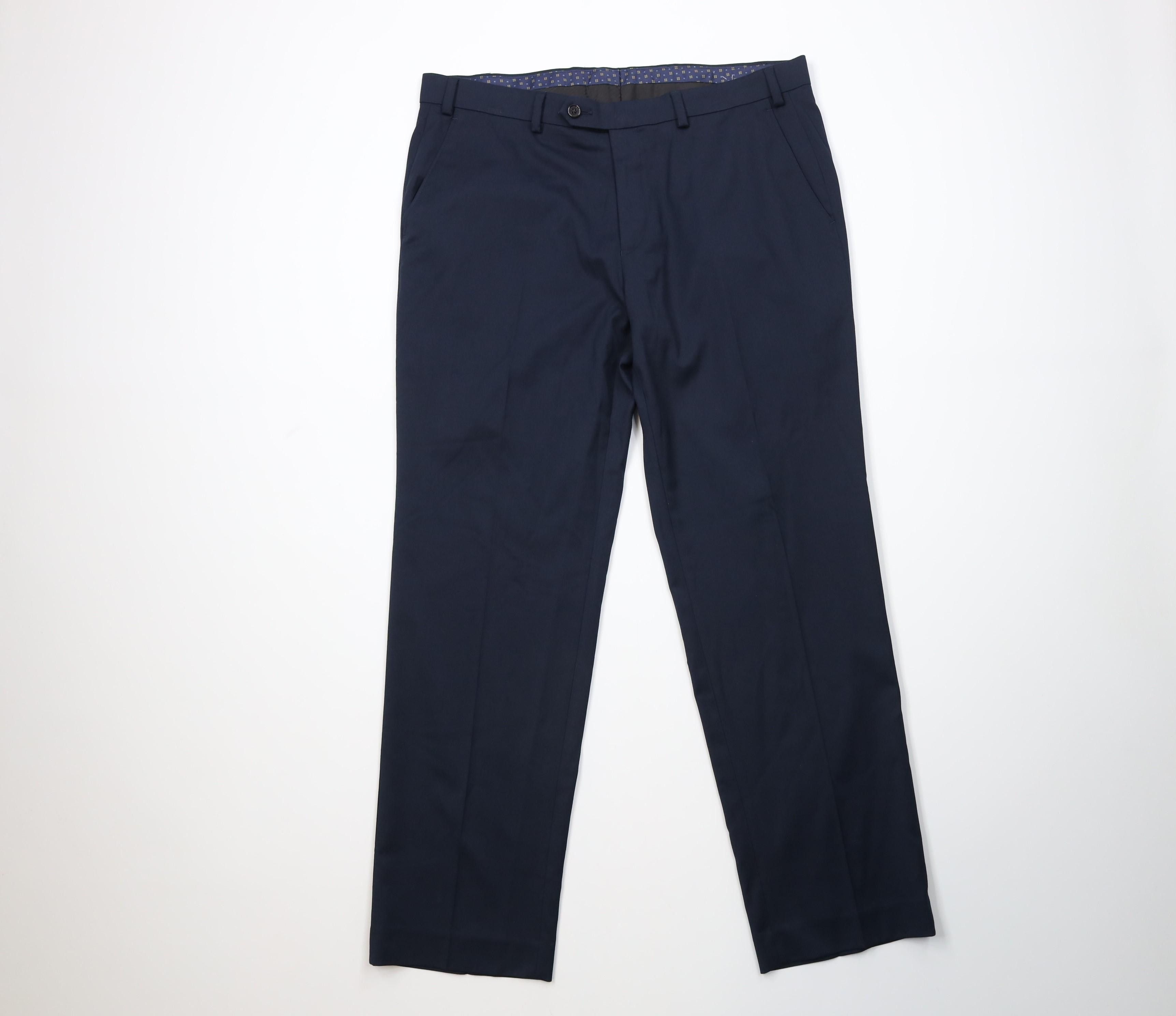 Polo Ralph Lauren Vintage Y2K Ralph Lauren Gabardine Knit Chino Pants Blue Size US 36 / EU 52 - 1 Thumbnail