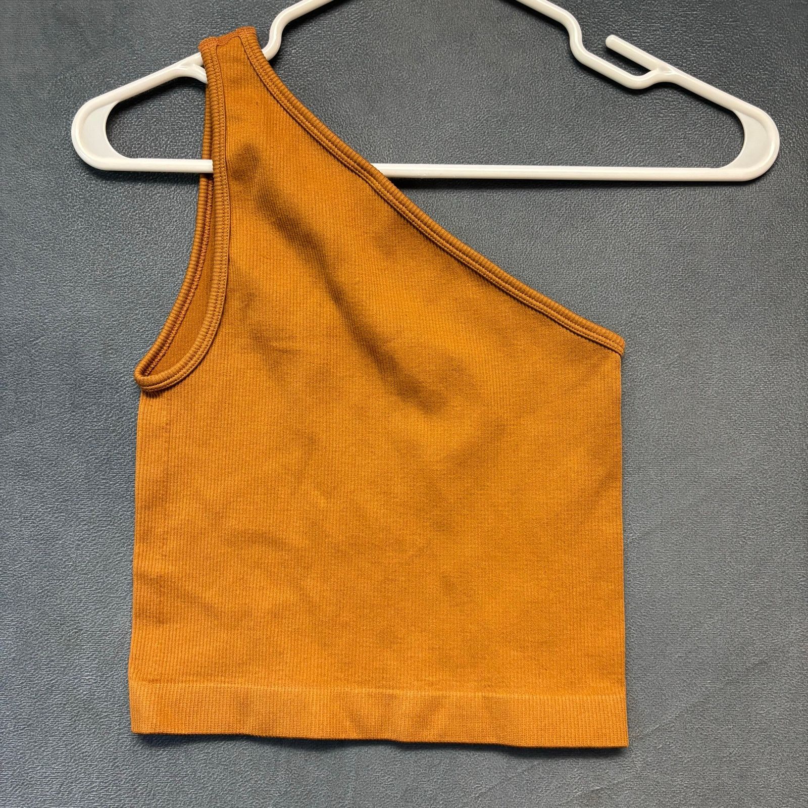 Other A New Day One Shoulder Ribbed Tank Top Rust Brown Size Small Size S / US 4 / IT 40 - 5 Thumbnail