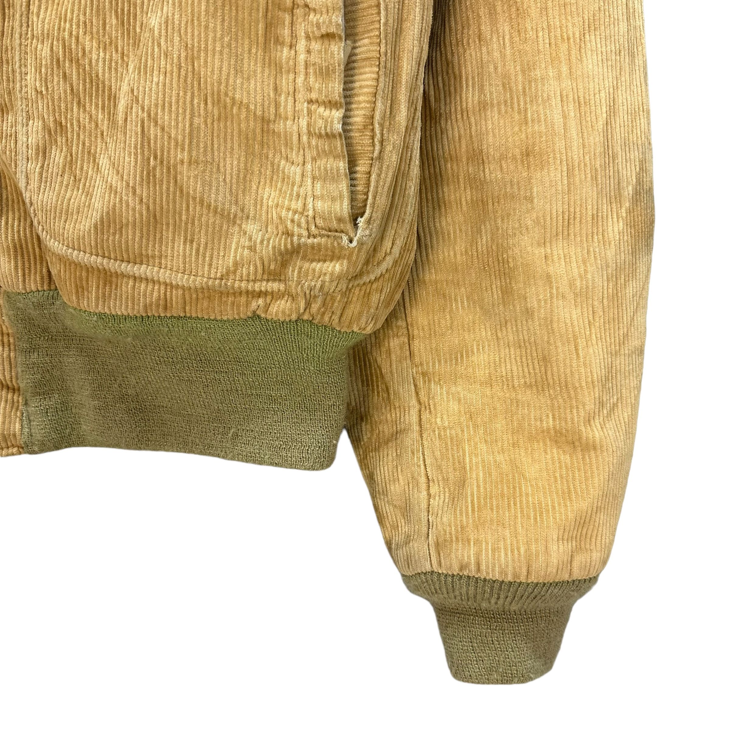 Schott 80's Schott NYC A2 Type Shearling Corduroy Jacket #A14-0357 Size US M / EU 48-50 / 2 - 9 Thumbnail
