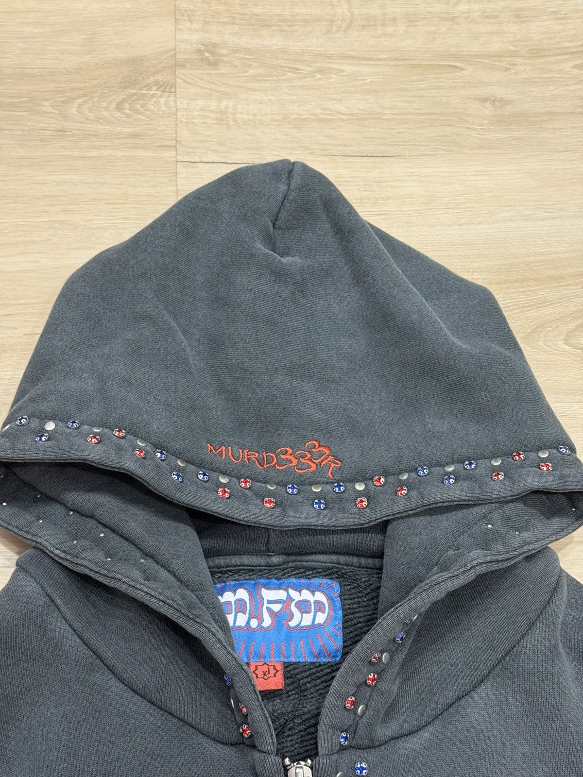 murd333r.fm Murd333r.fm OG Chopper Rhinestone Hoodie Size US XL / EU 56 / 4 - 9 Thumbnail