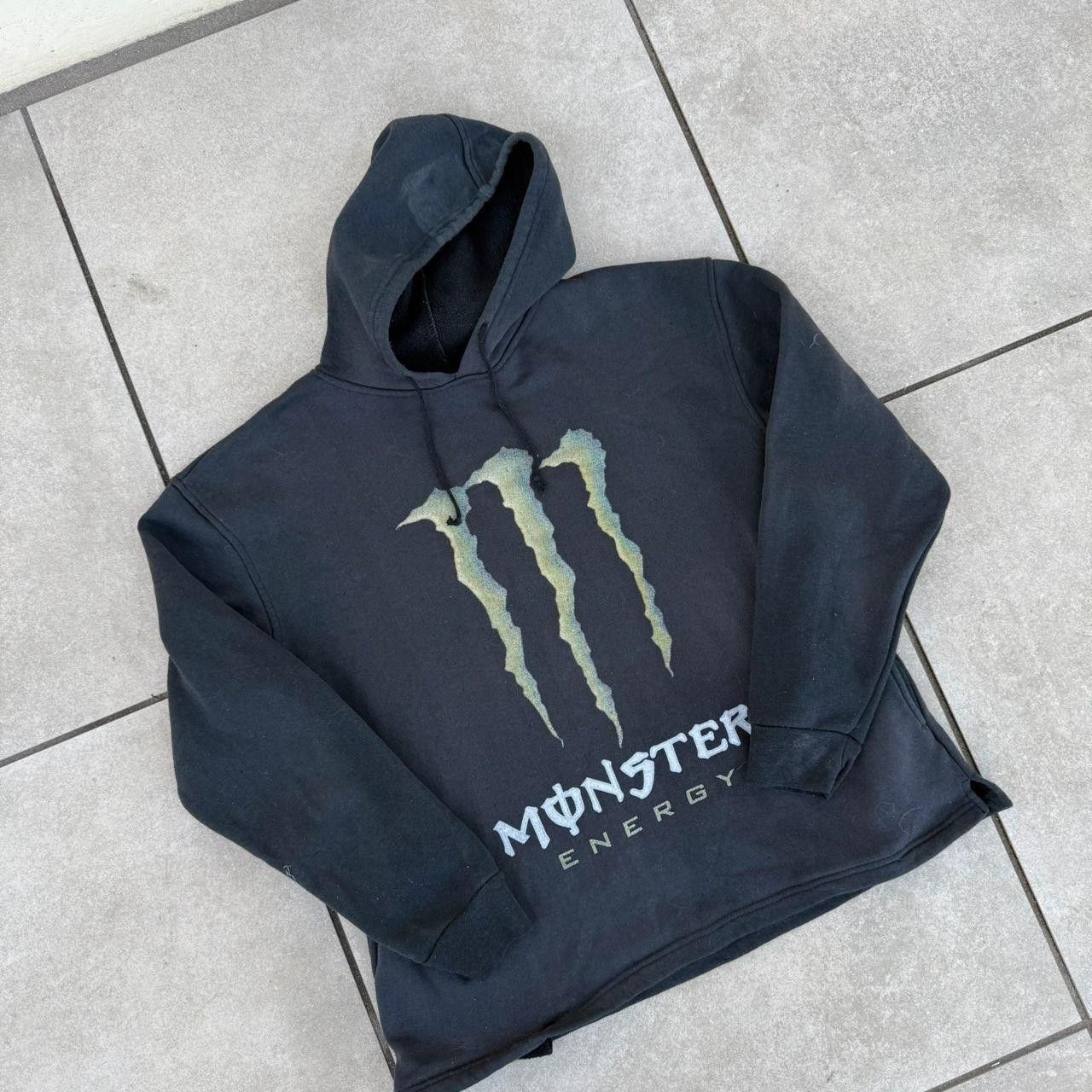 Vintage Monster Energy Vintage 90s Black Sweatshirt Size US L / EU 52-54 / 3 - 2 Thumbnail