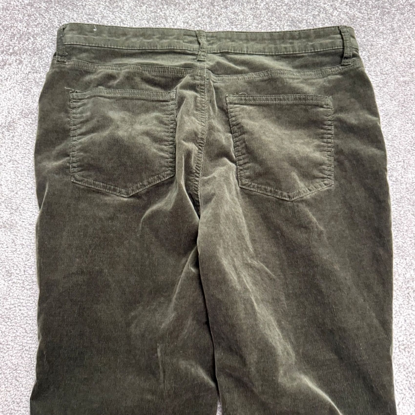 Vintage KUT From The Kloth Mom Jean Corduroy High Rise Womens Green 12P Size 34" / US 12 / IT 48 - 5 Thumbnail