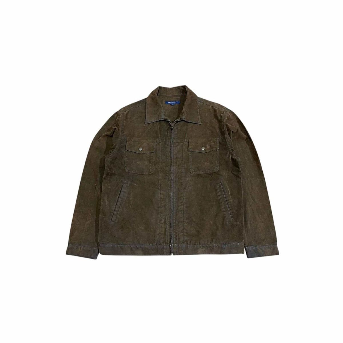 Hysteric Glamour × If Six Was Nine × Japanese Brand 🔥Sick Y2K Vox Rusty Suede Zipper Jacket Size US L / EU 52-54 / 3 - 2 Thumbnail