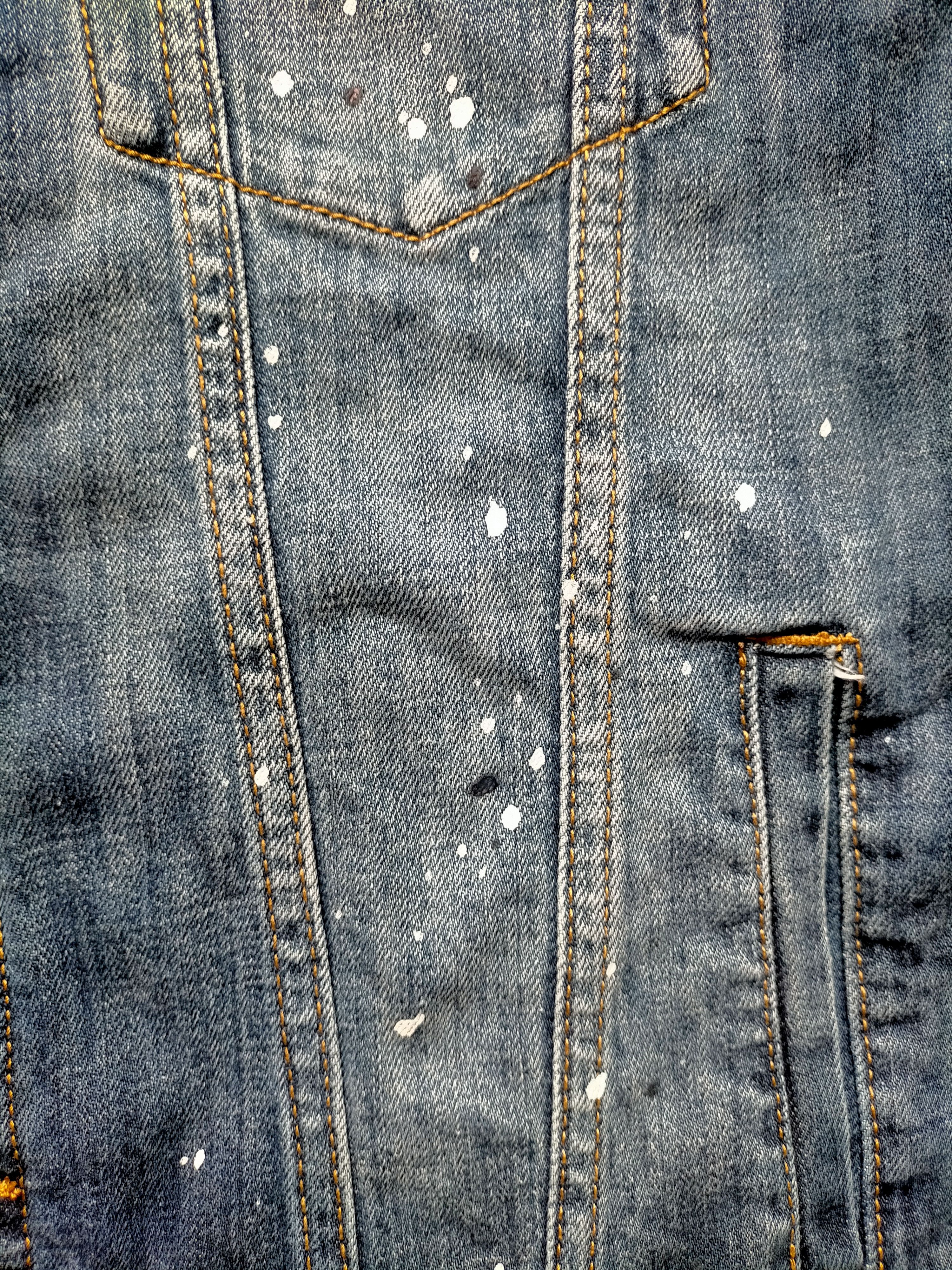 Dsquared2 Dsquared2 Denim Patch work Splater Jaket Jeans Size US M / EU 48-50 / 2 - 11 Thumbnail