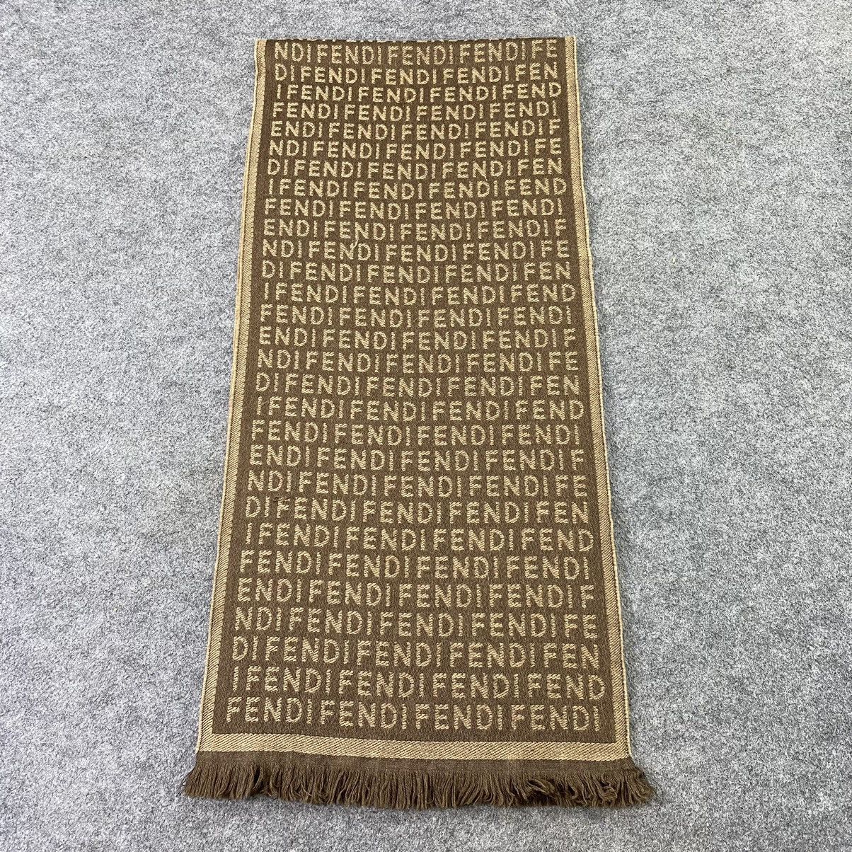 Fendi × Vintage Fendi Monogram Scarf / Muffler / Neckwear-K048 Size ONE SIZE - 3 Thumbnail