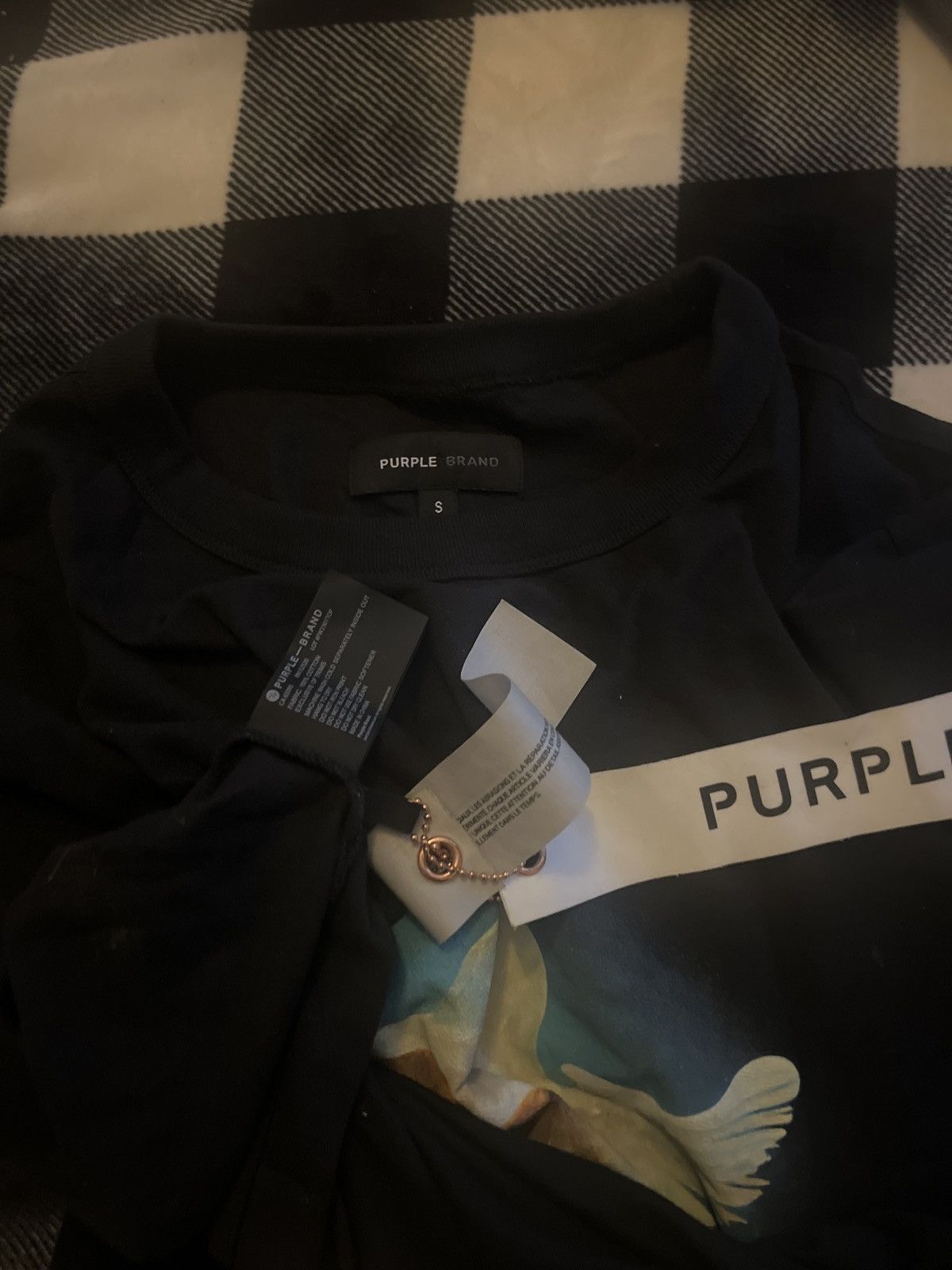 Purple Brand Angel Long Sleeve Graphic T-Shirt Size US S / EU 44-46 / 1 - 6 Thumbnail