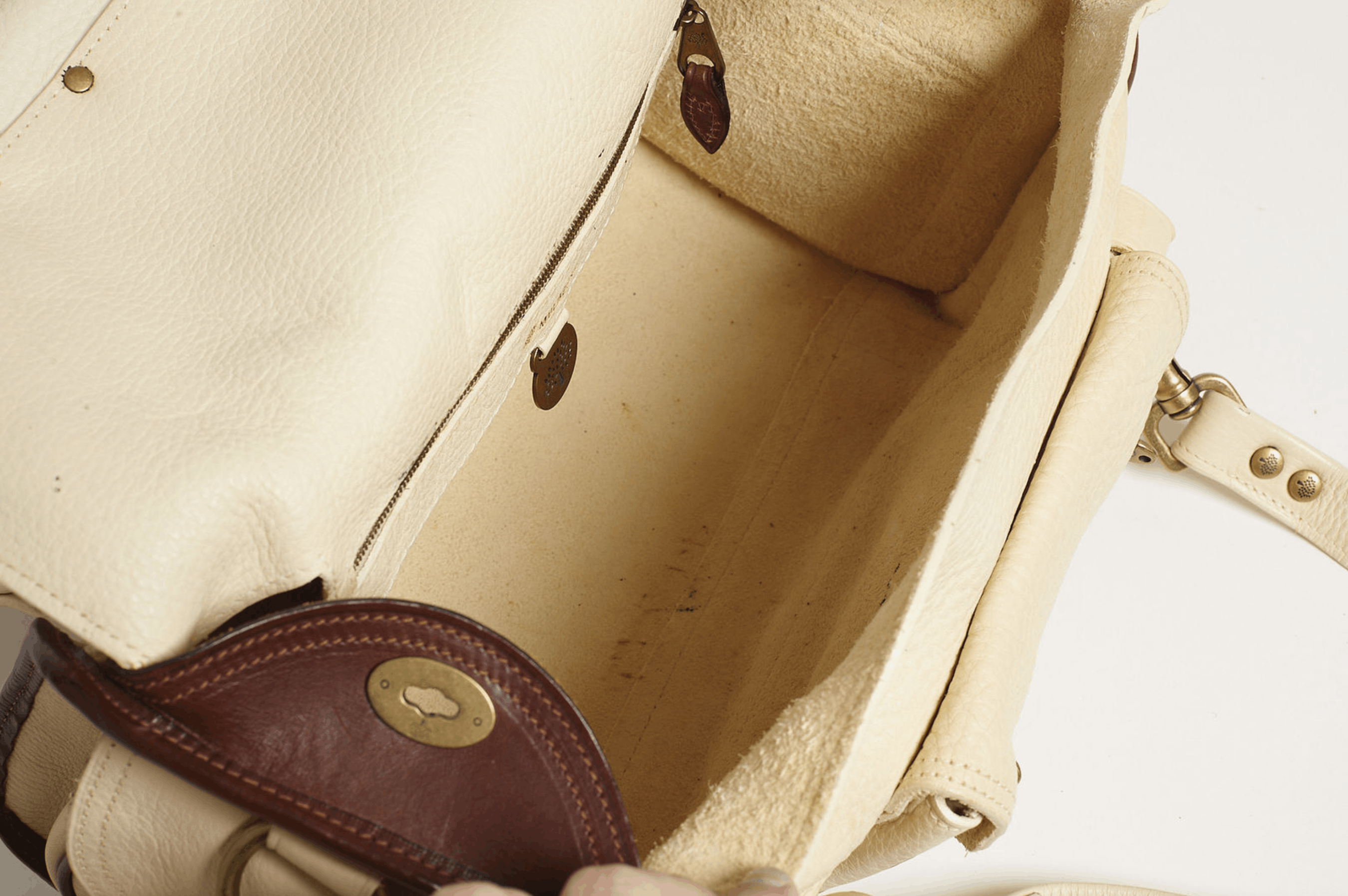 Mulberry Mulberry Vintage Emmy Darwin Cream Bag Size ONE SIZE - 7 Thumbnail