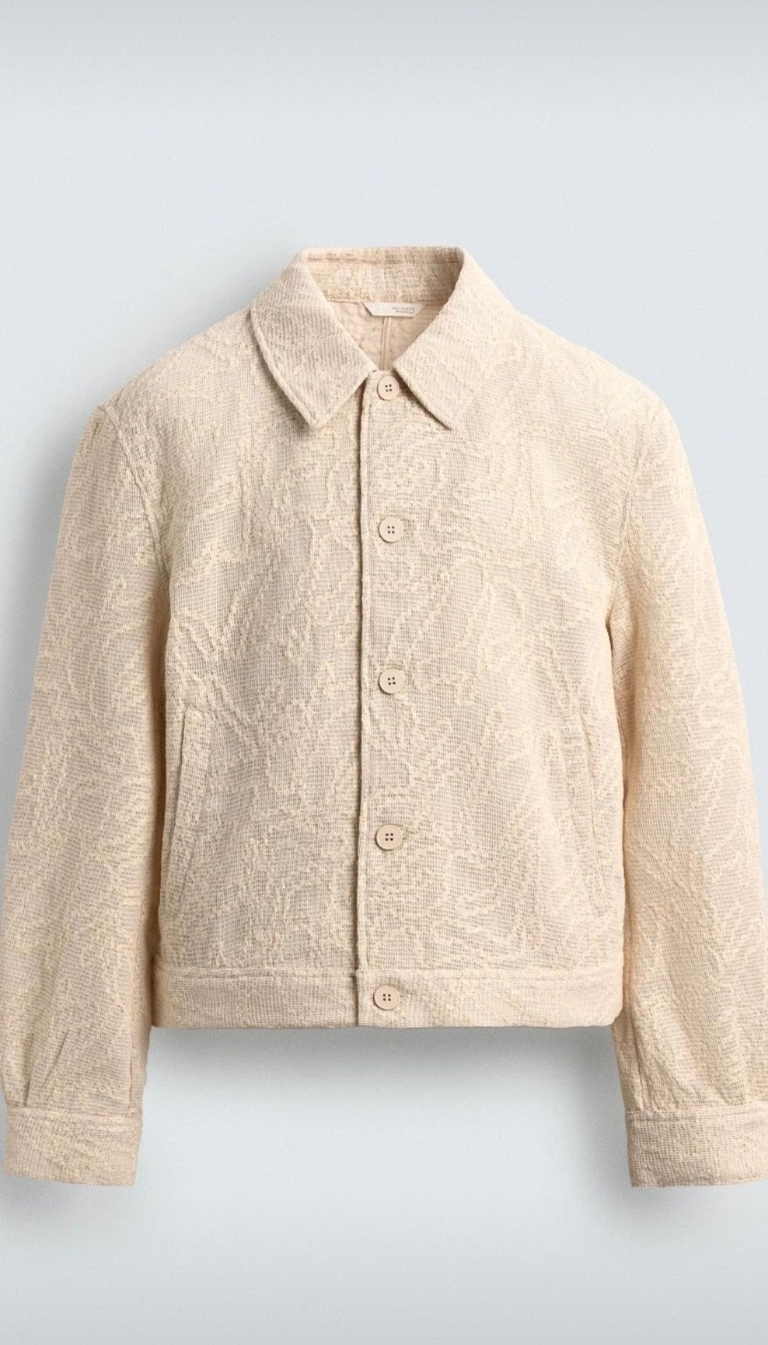 Zara Zara crochet textured shirt size man L Size US L / EU 52-54 / 3 - 1 Preview
