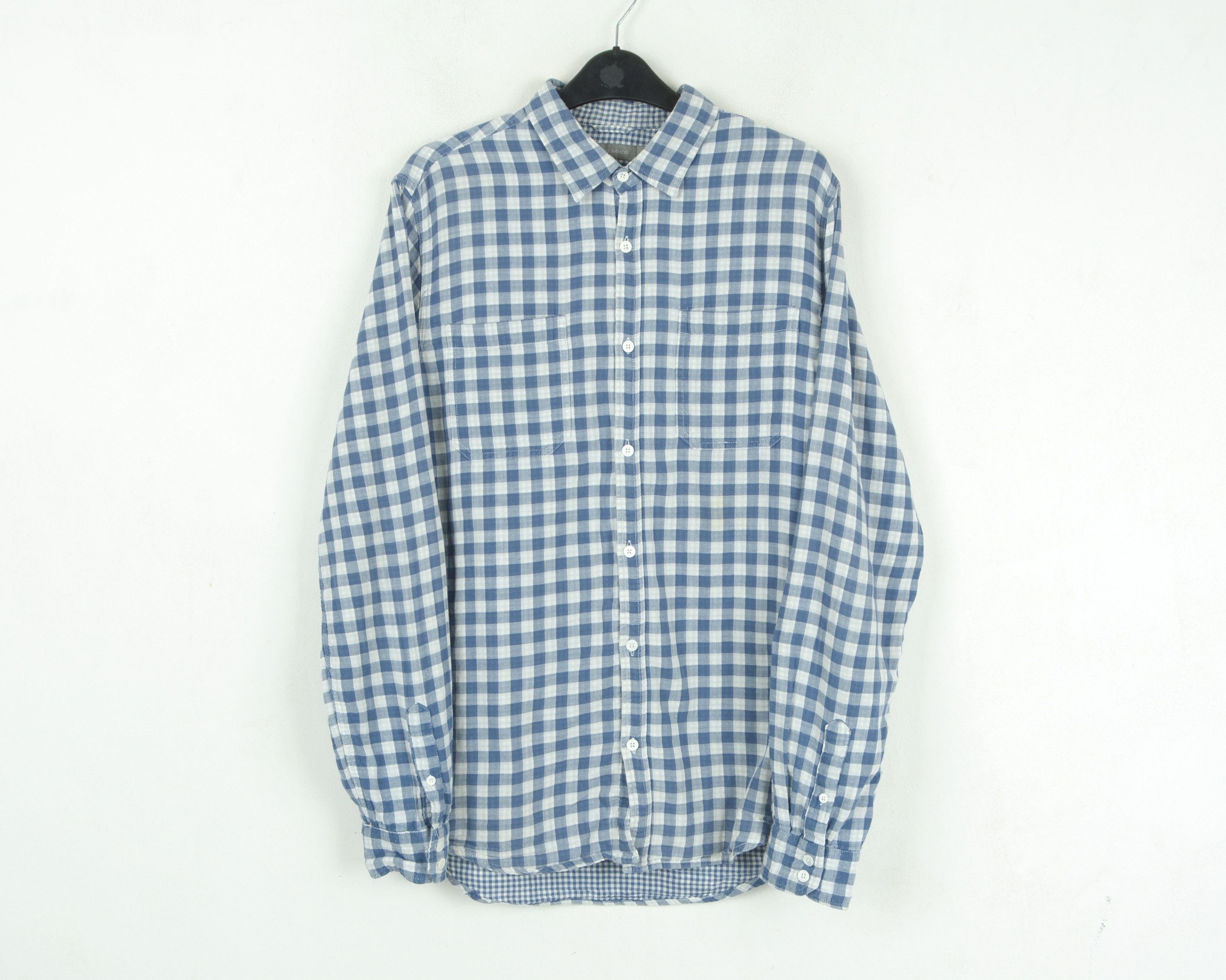 Other POCO LOCO M Check Over Shirt Plaid Button Up Tartan Cotton Size US M / EU 48-50 / 2 - 1 Thumbnail
