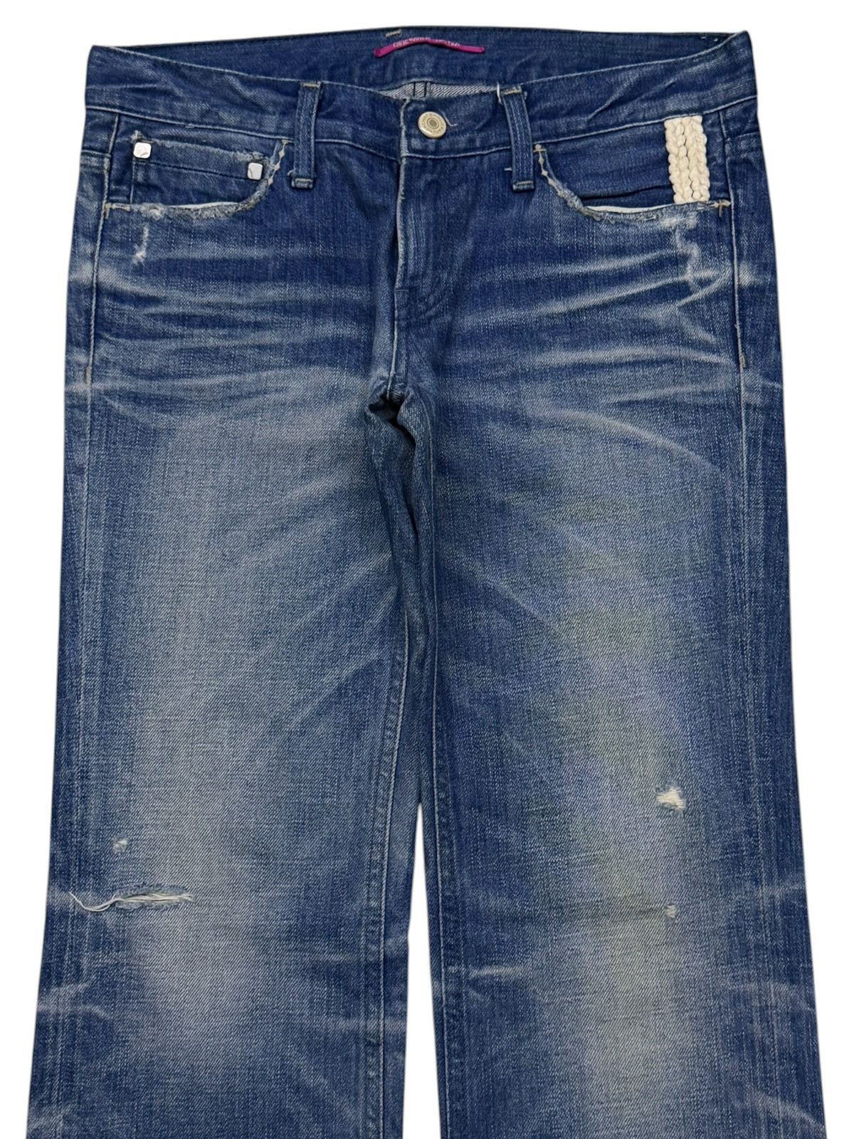 Japanese Brand Vintage CHOCOHOLIC Japanese Denim Jeans | Slim Bootcut | W29 Size 29" - 4 Thumbnail