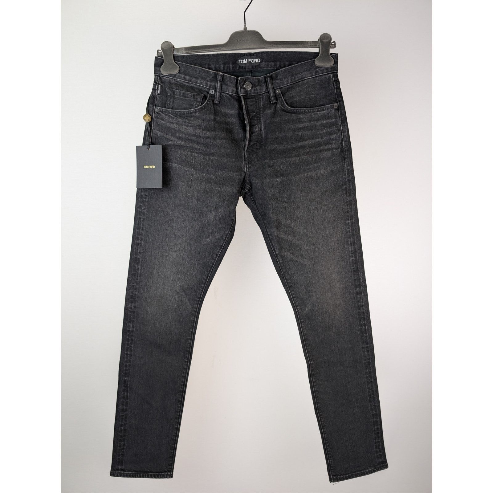 Tom Ford o1rshd1 Slim-Fit Denim Jeans in Black Size US 32 / EU 48 - 2 Thumbnail