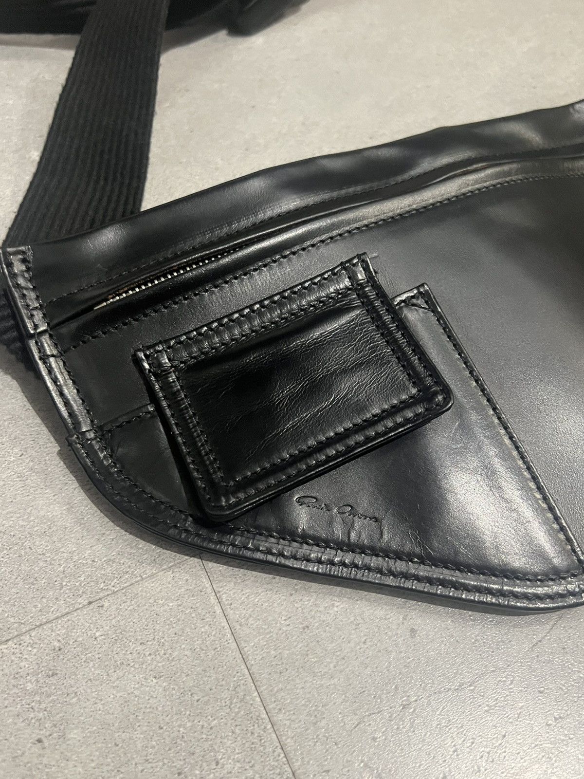 Rick Owens SS19 Rick Owens Babel Horse Leather Money Belt Bag Size ONE SIZE - 2 Thumbnail