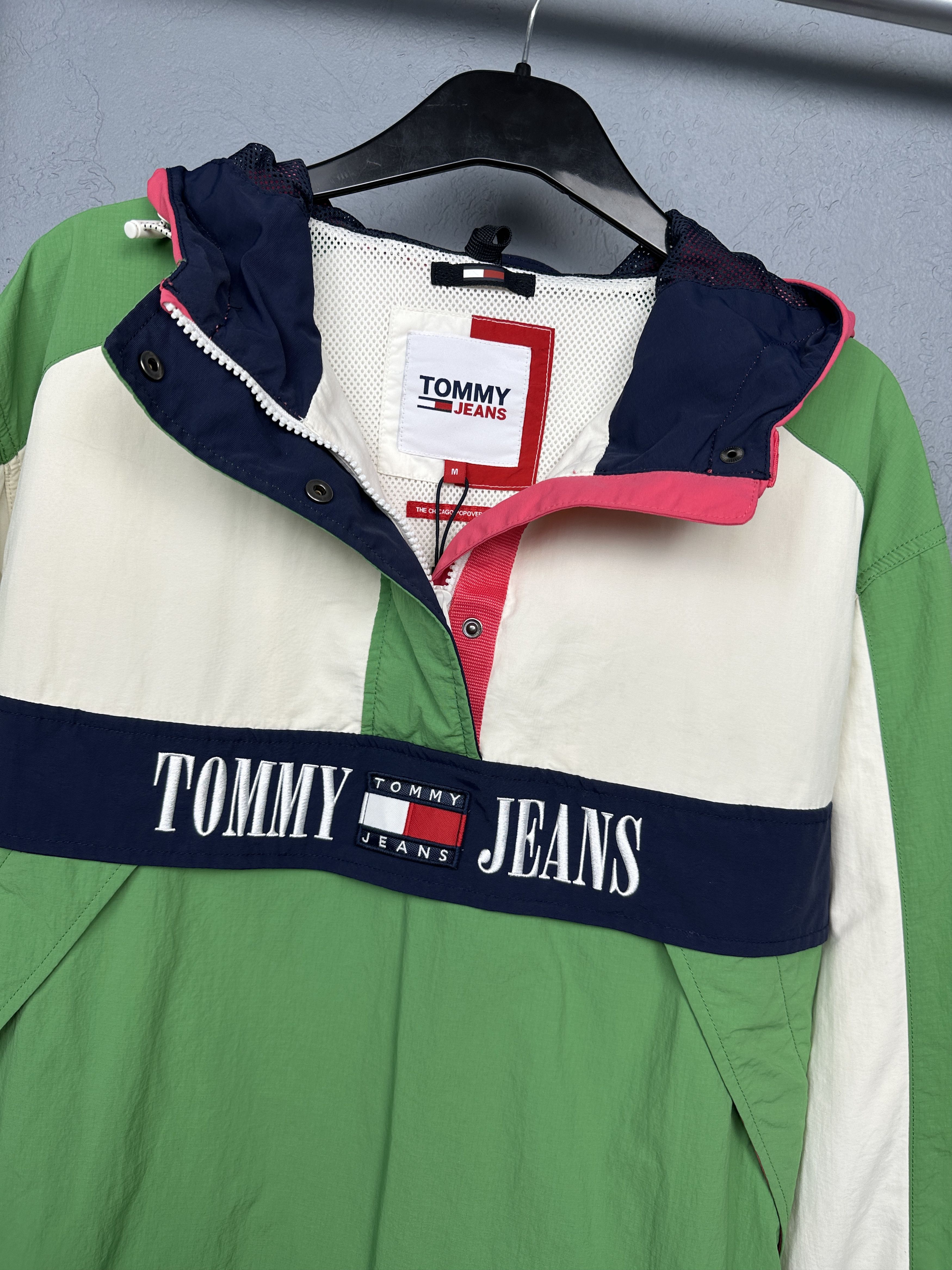 Tommy Hilfiger Tommy Hilfiger Womens Nylon Anorak Jacket Size M / US 6-8 / IT 42-44 - 2 Thumbnail