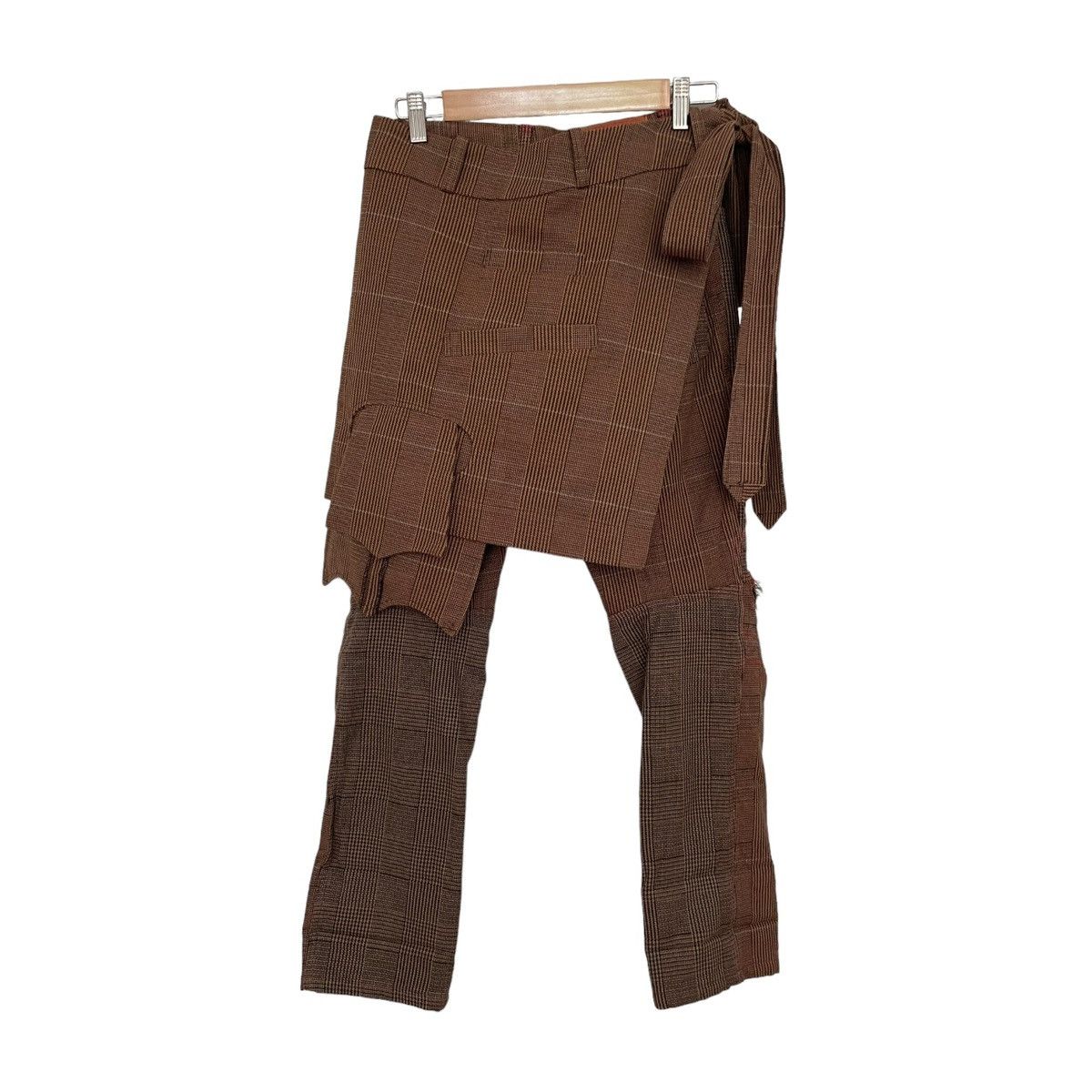 Christopher Nemeth Christopher nemeth plaid pants w apron Size US 27 - 4 Thumbnail