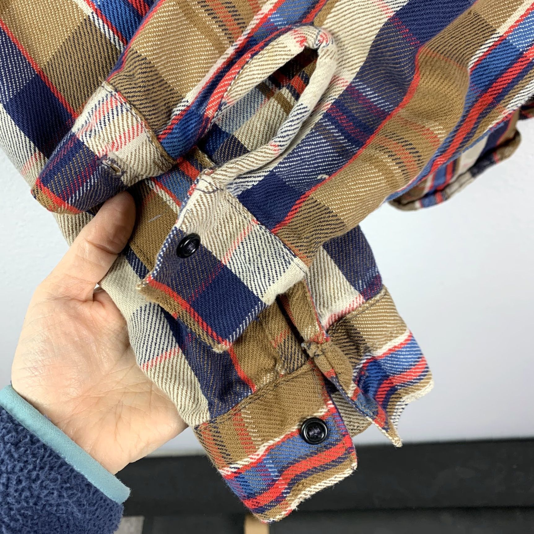Vintage VINTAGE Five Brother Flannel Shirt Mens 2XL Plaid Button USA Personalized Gus Size US XXL / EU 58 / 5 - 6 Thumbnail