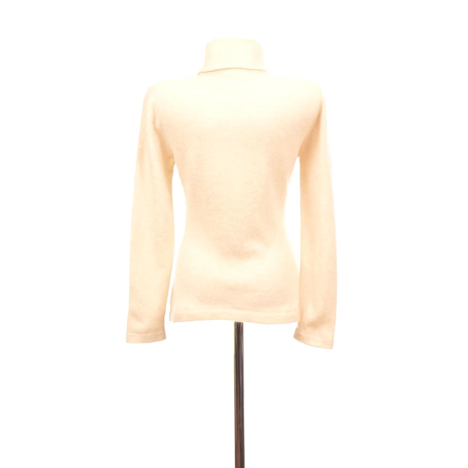 Malo Malo DDP Cashmere Turtleneck Pullover Sweater, Ivory, Size 42, Women, EU 42, 100% Cashmere, Pullover, Wool & Cashmere Style Size M / US 6-8 / IT 42-44 - 4 Thumbnail