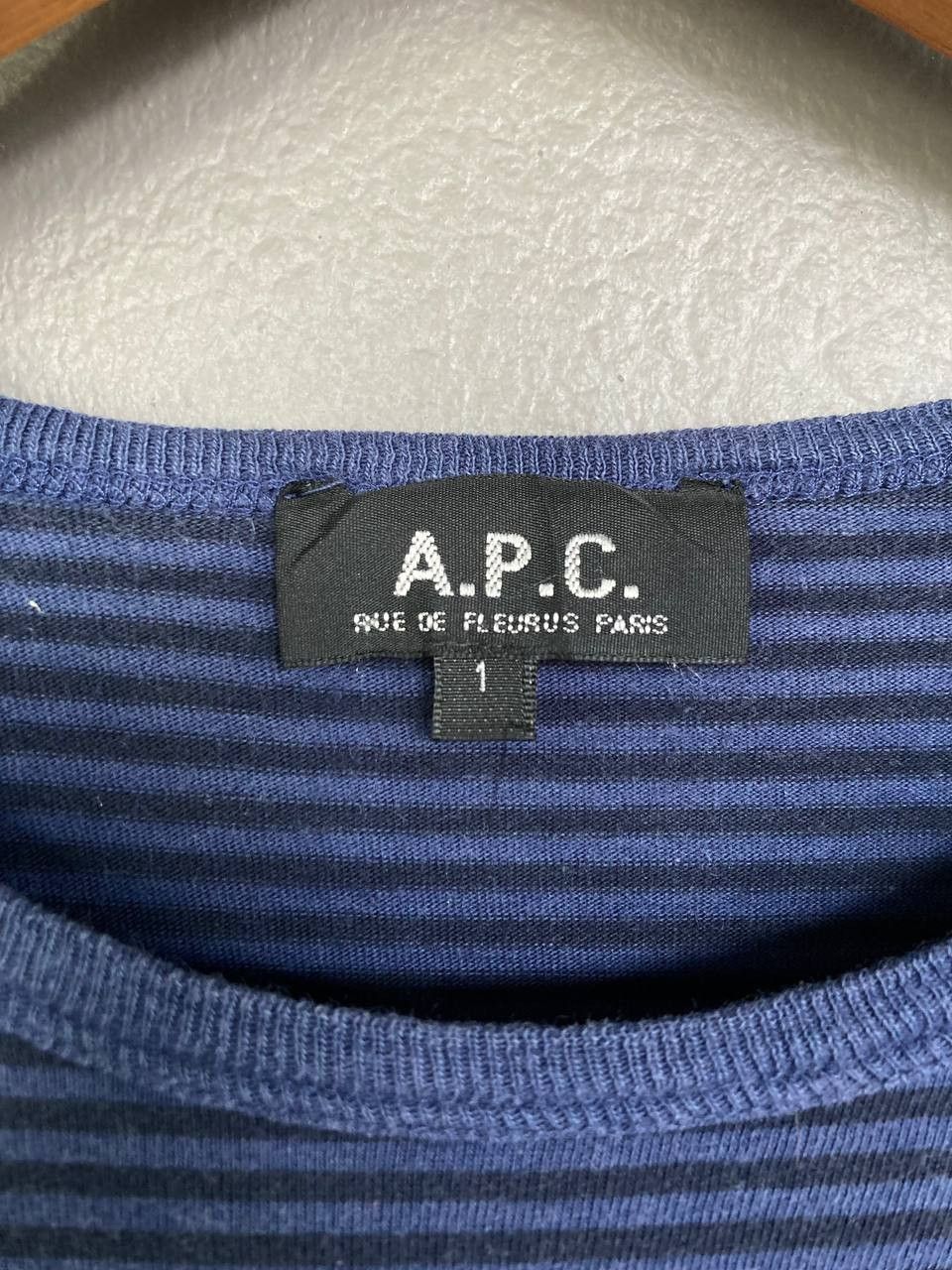 A.P.C. A.P.C. Striped Sweatshirt Size US S / EU 44-46 / 1 - 6 Thumbnail
