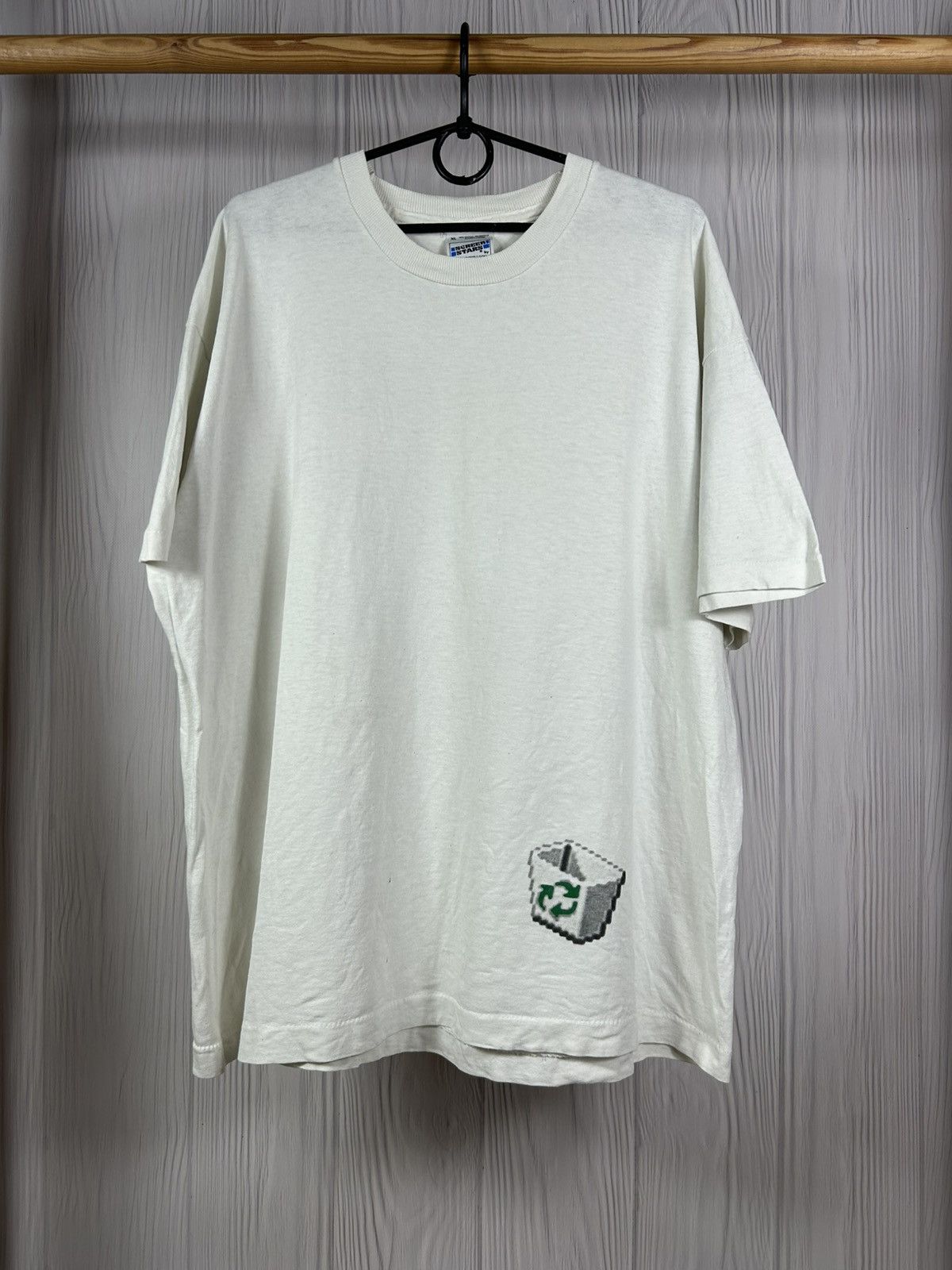 Microsoft Rare Vintage 90s Microsoft Recycle Bin Windows 95 T-Shirt XL Size US XL / EU 56 / 4 - 1 Thumbnail