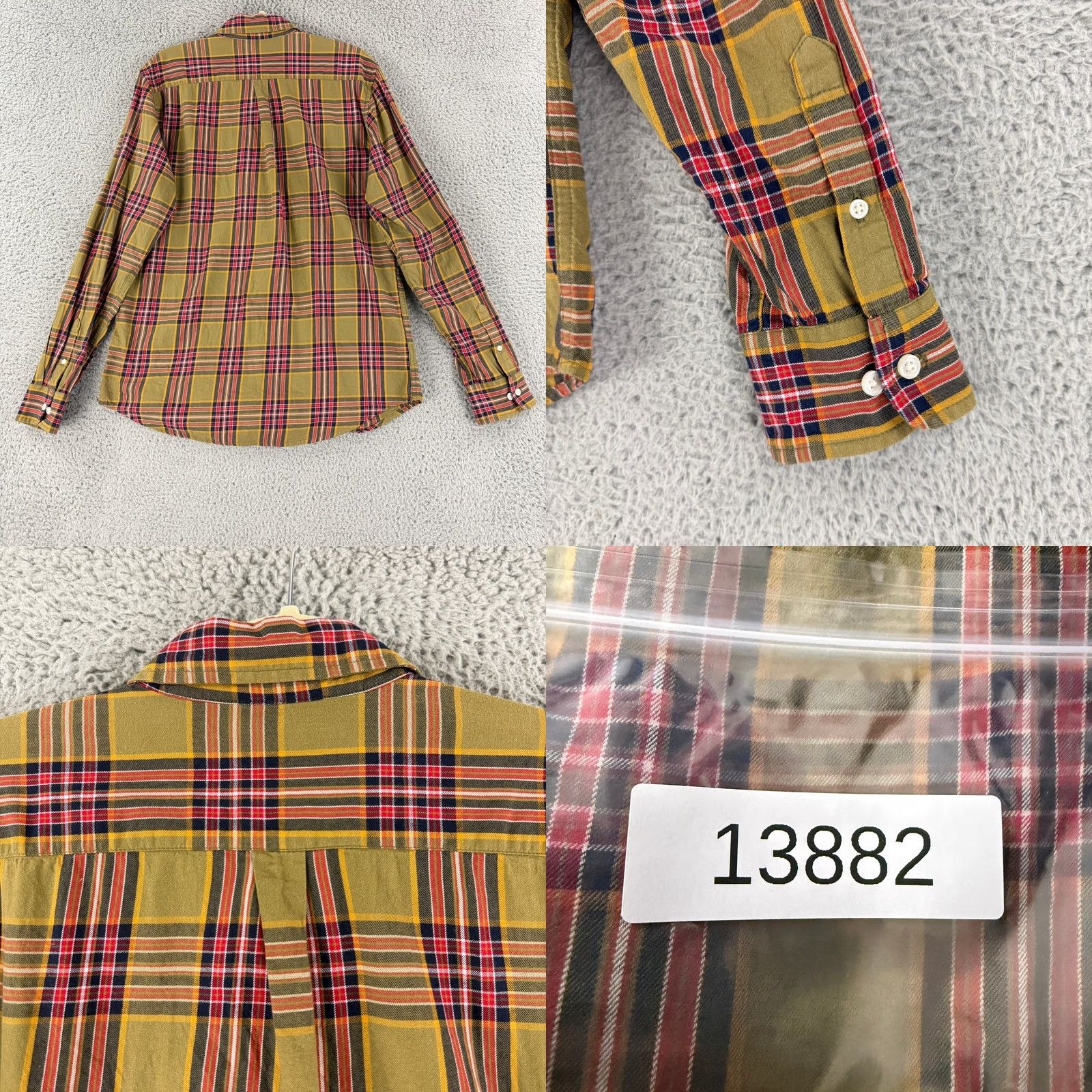 Obey VINTAGE Obey Plaid Button Down Shirt Mens Large Olive Green Red Long Sleeve Streetwear Size US L / EU 52-54 / 3 - 9 Thumbnail