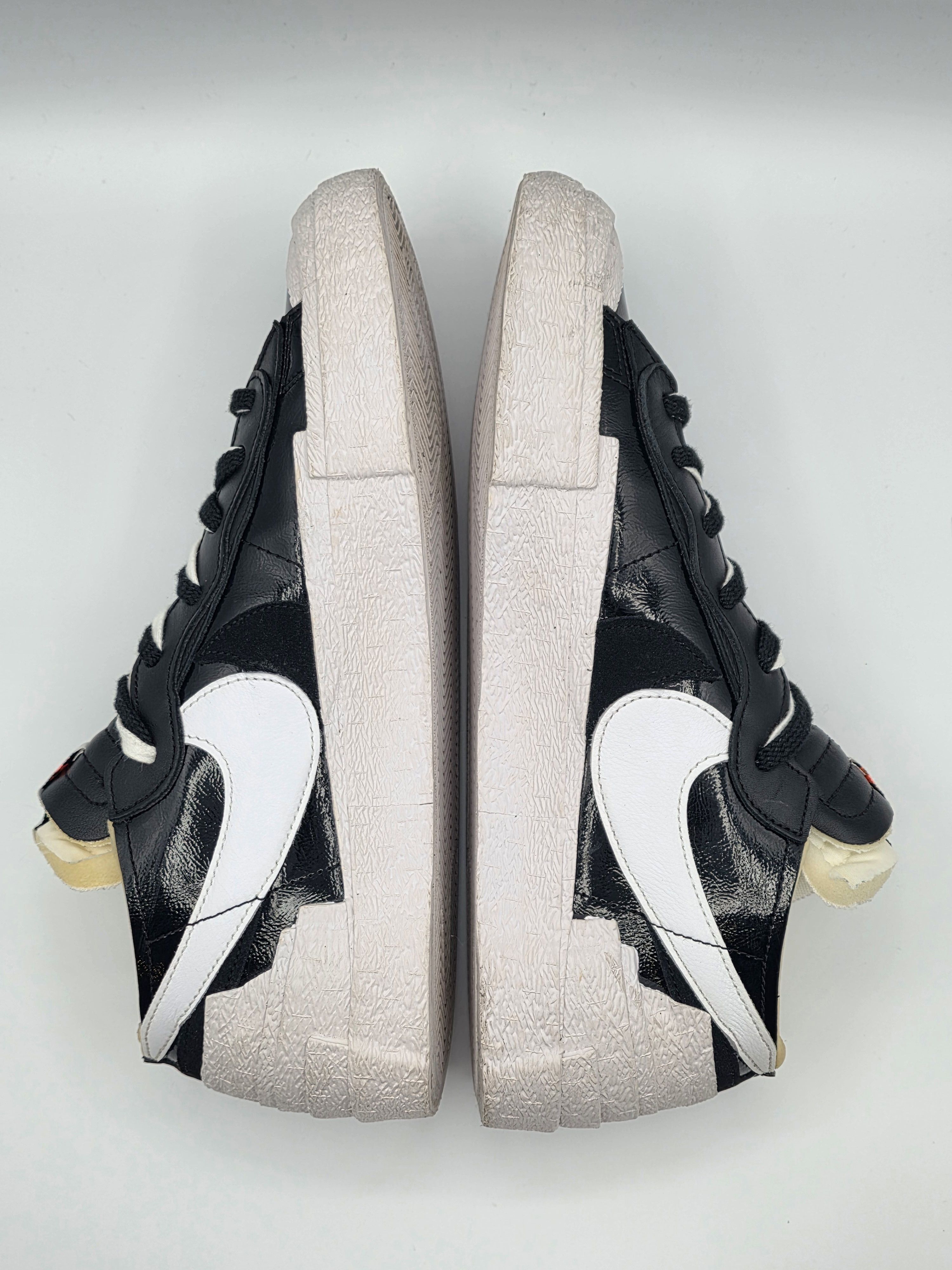 Nike Nike Sacai Blazer Low Black Patent Size US 11 / EU 44 - 6 Thumbnail
